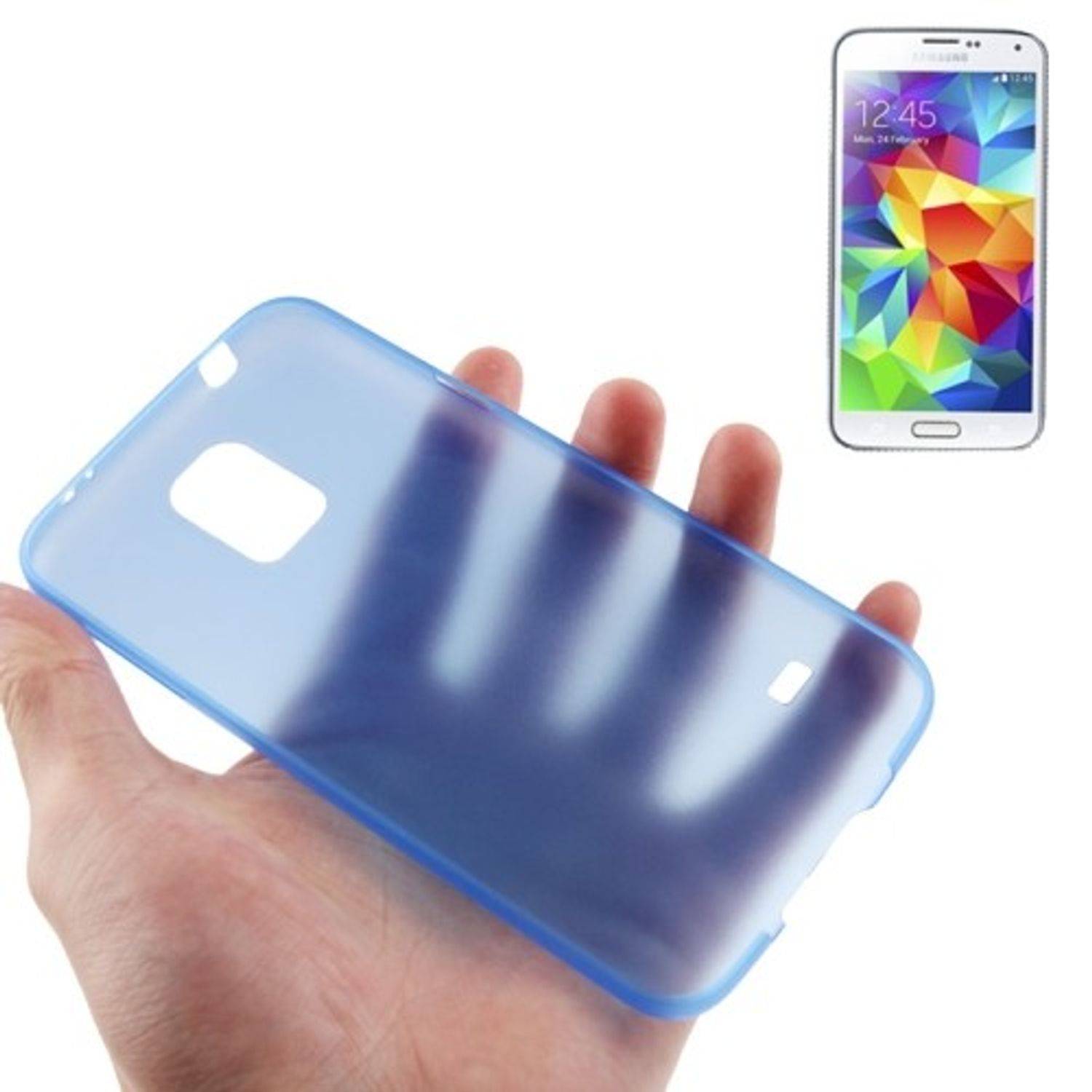 Samsung Galaxy S5 / S5 Neo Handyhülle Backcover Blau