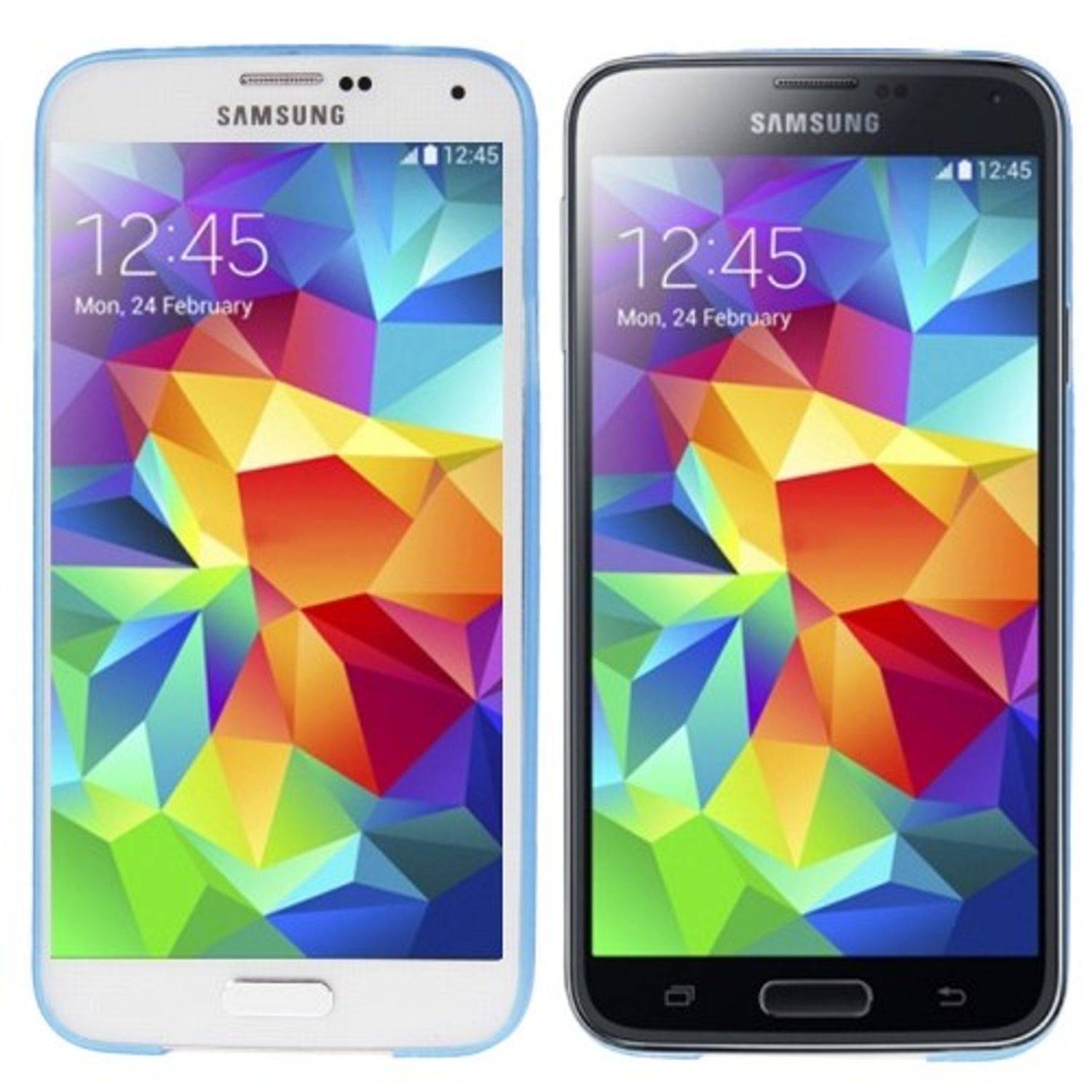 Samsung Galaxy S5 / S5 Neo Handyhülle Backcover Blau