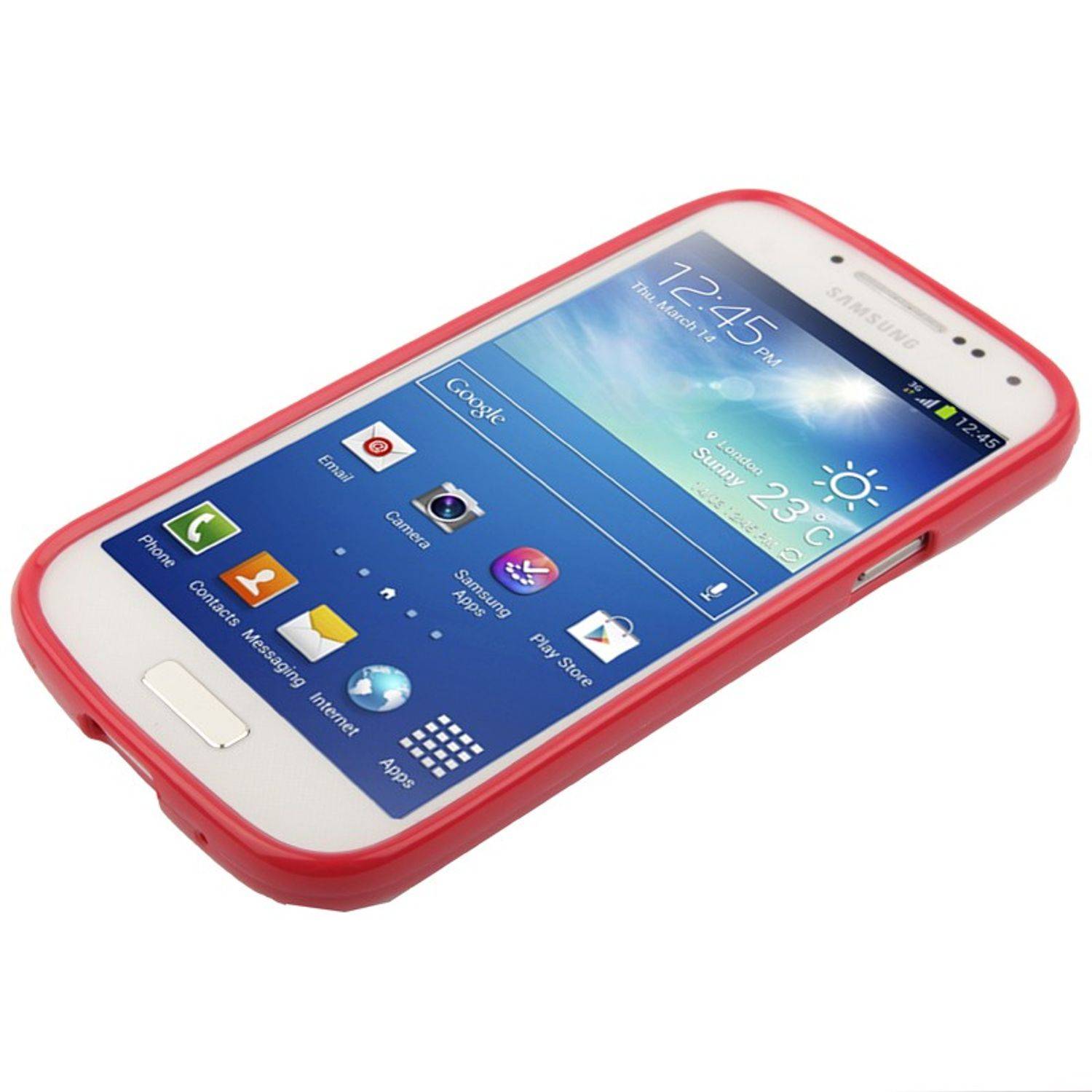 Samsung Galaxy S4 Mini Handyhülle Backcover Rot