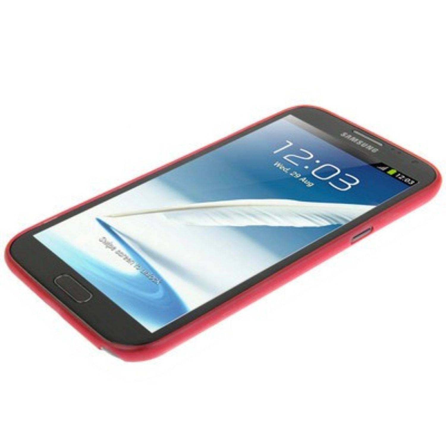 Samsung Galaxy Note 2 N7100 Handyhülle Backcover Rot