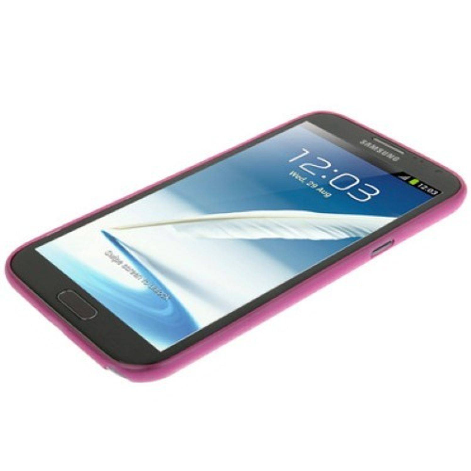 Samsung Galaxy Note 2 N7100 Handyhülle Backcover Violett