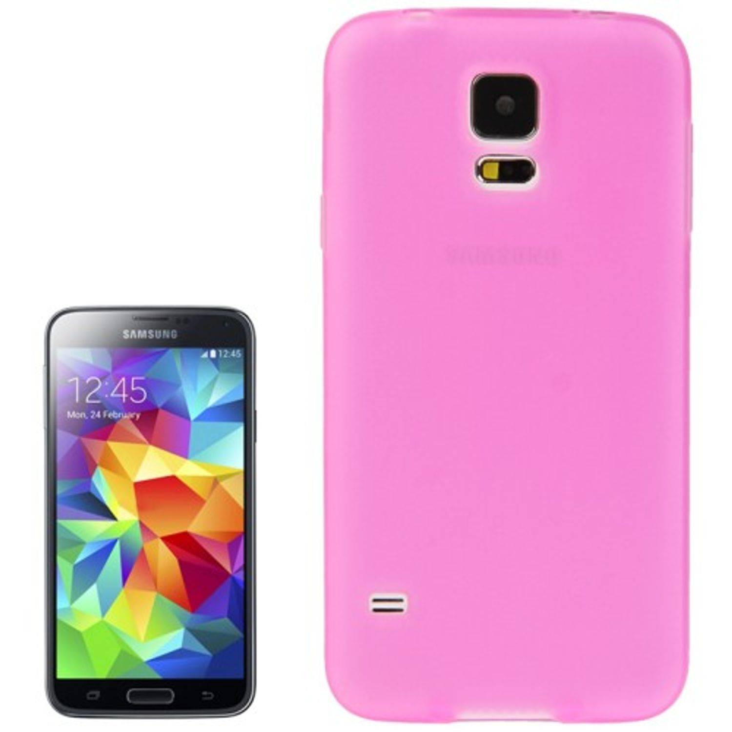 Samsung Galaxy S5 / S5 Neo Handyhülle Backcover Rosa