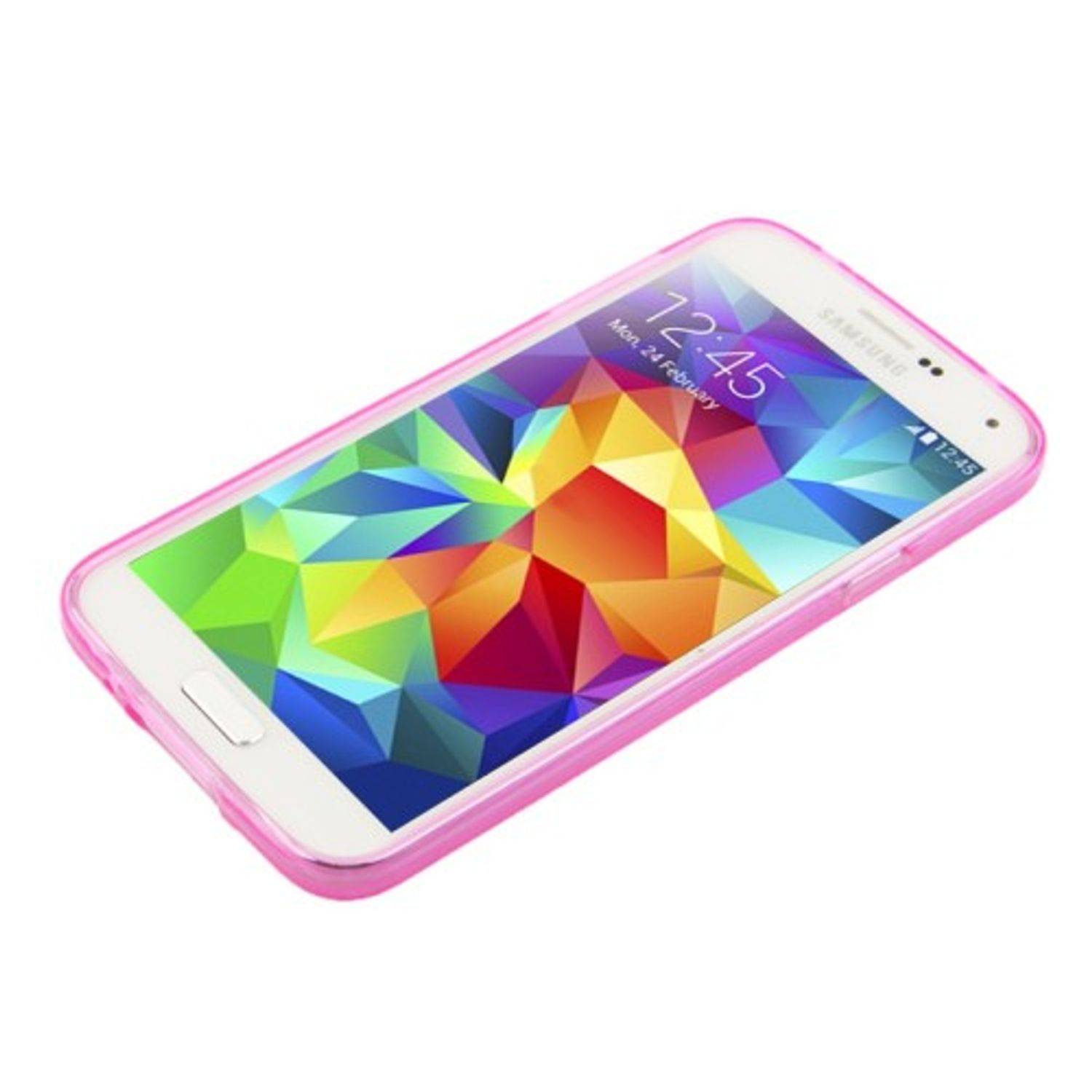 Samsung Galaxy S5 / S5 Neo Handyhülle Backcover Rosa