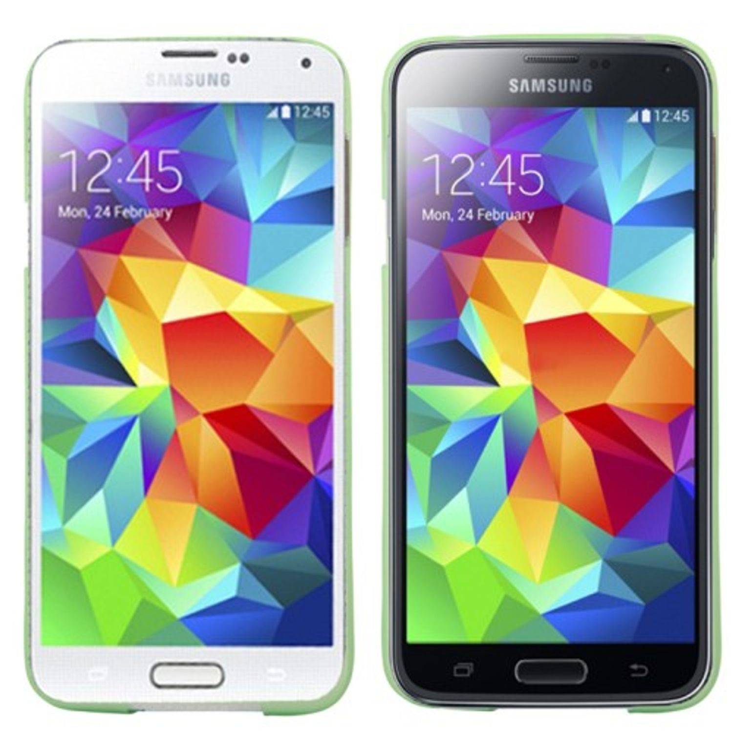 Samsung Galaxy S5 / S5 Neo Handyhülle Backcover Grün