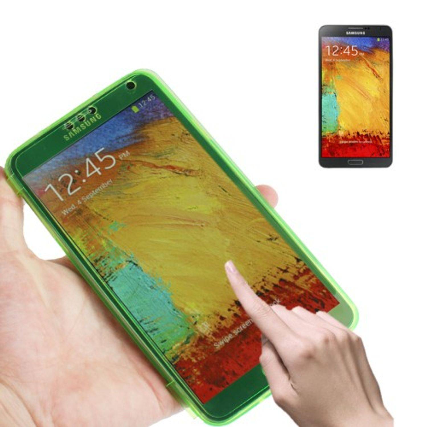 Samsung Galaxy Note 3 Handyhülle Backcover Grün