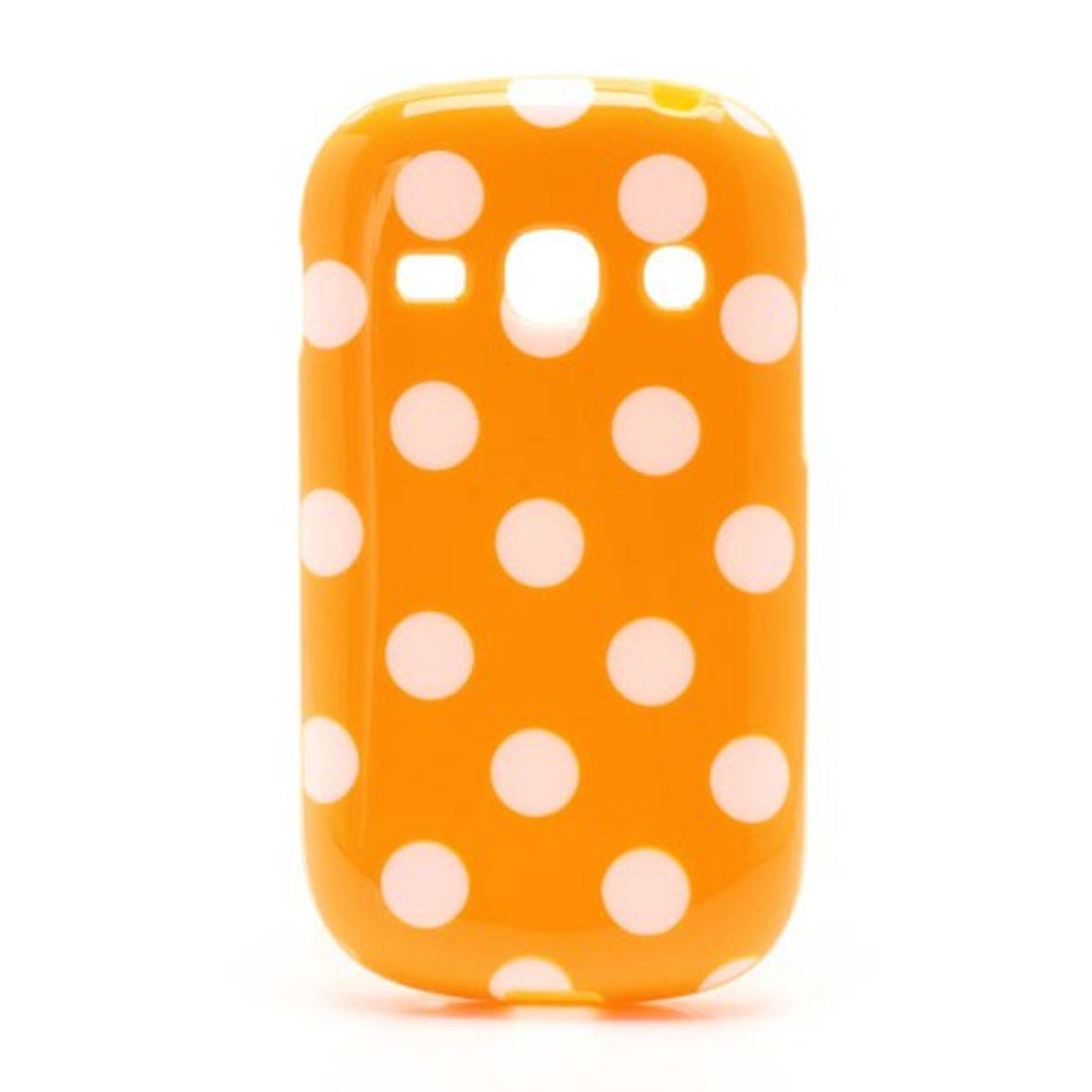 Samsung Galaxy Fame S6810 Handyhülle Backcover Orange
