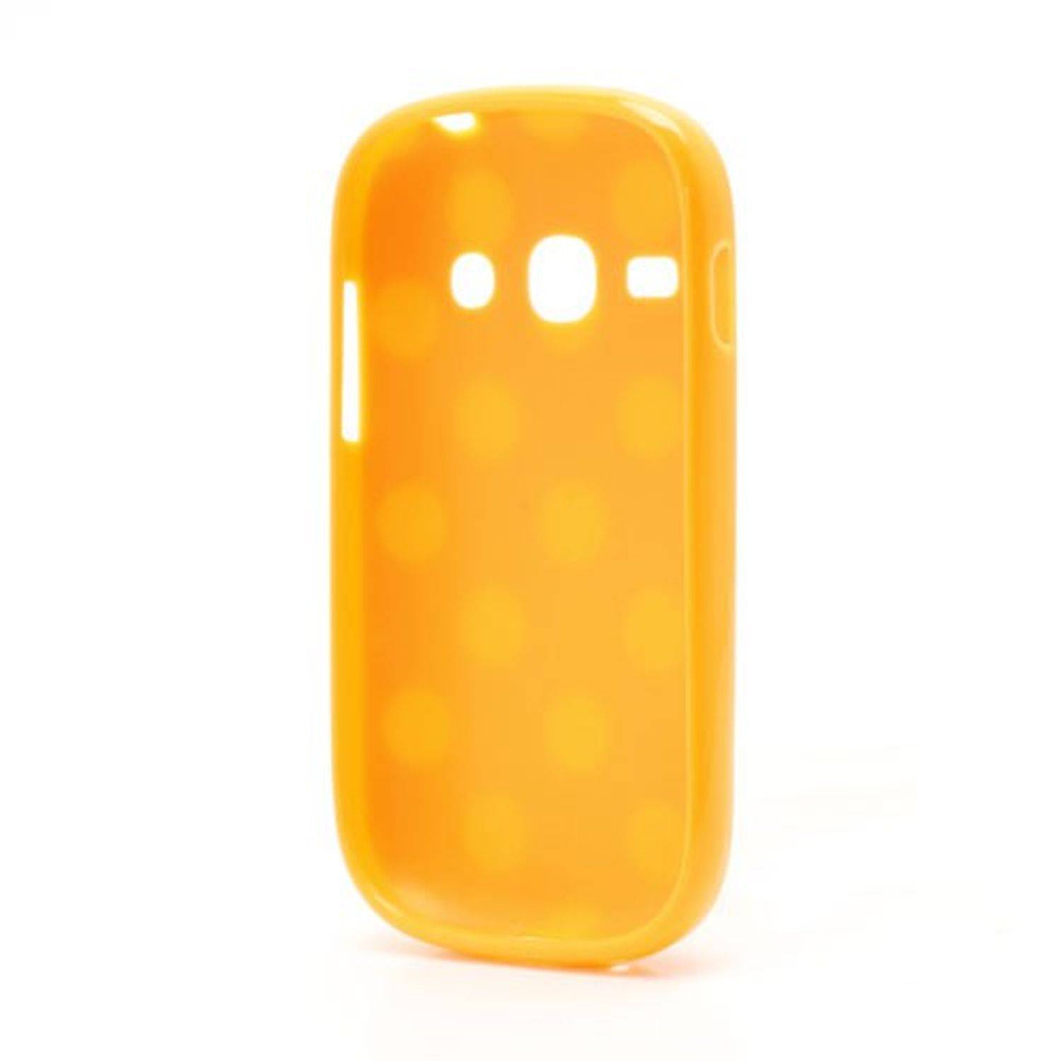 Samsung Galaxy Fame S6810 Handyhülle Backcover Orange