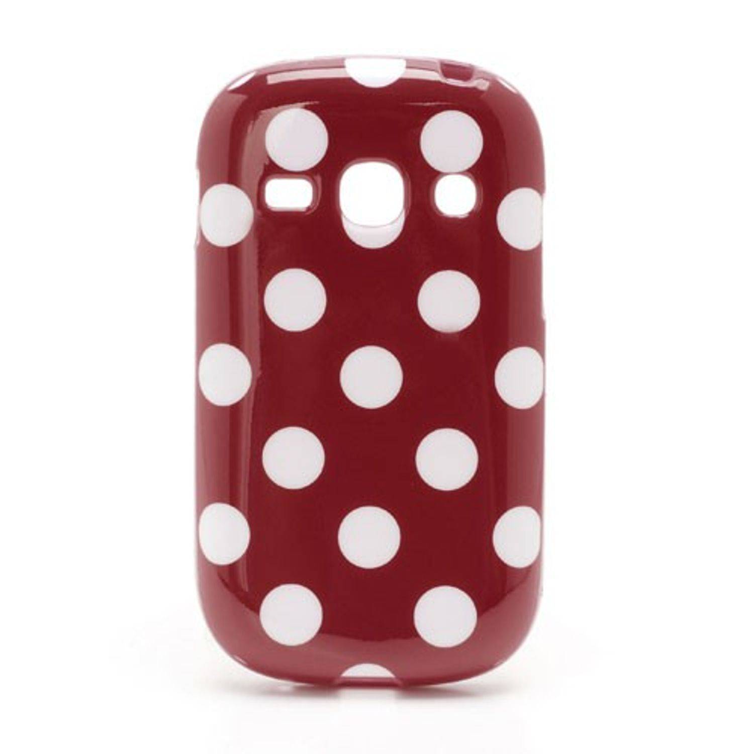 Samsung Galaxy Fame S6810 Handyhülle Backcover Rot