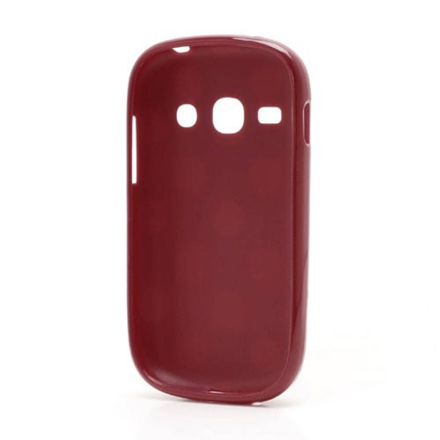 Samsung Galaxy Fame S6810 Handyhülle Backcover Rot