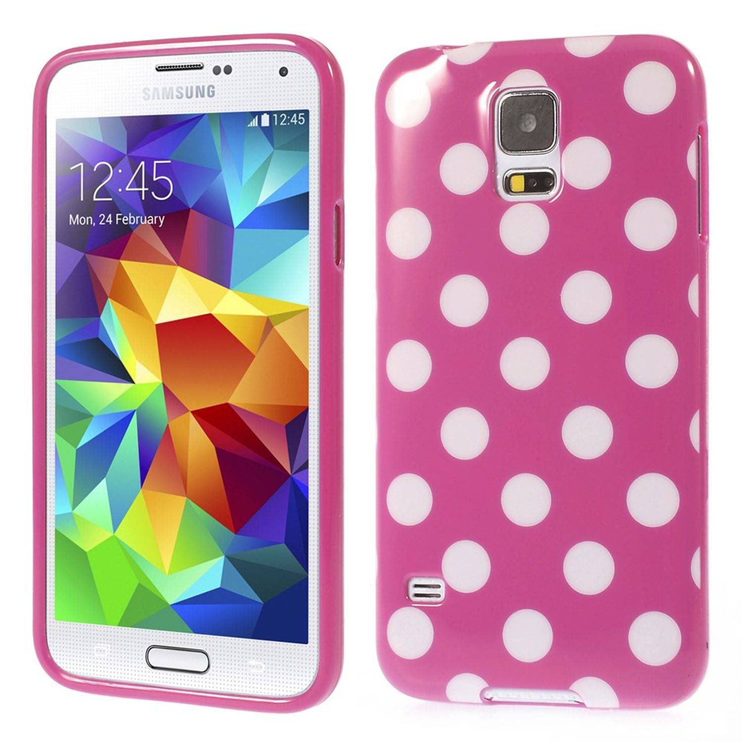 Samsung Galaxy S5 / S5 Neo Handyhülle Backcover Violett