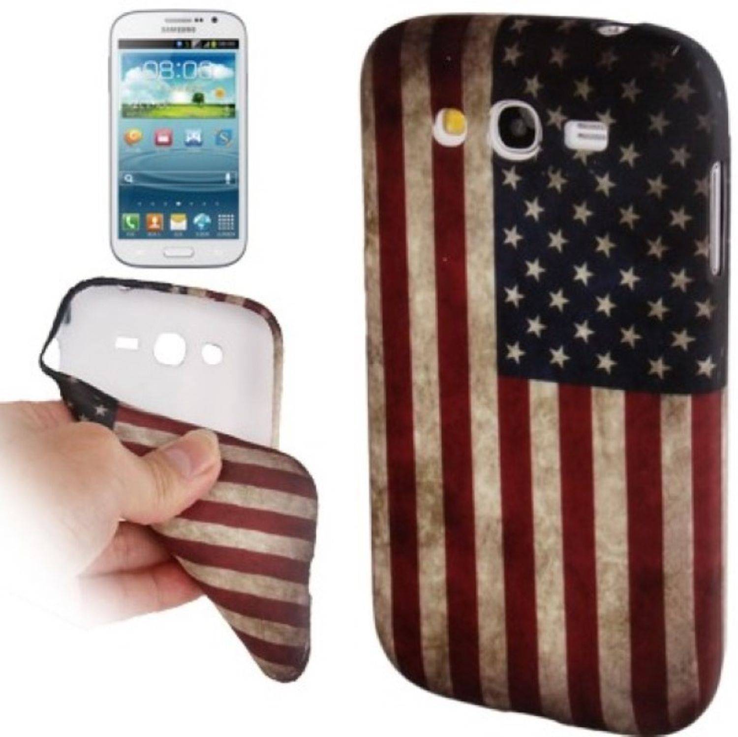 Samsung Galaxy Grand Duos i9082 Handyhülle Backcover Mehrfarbig