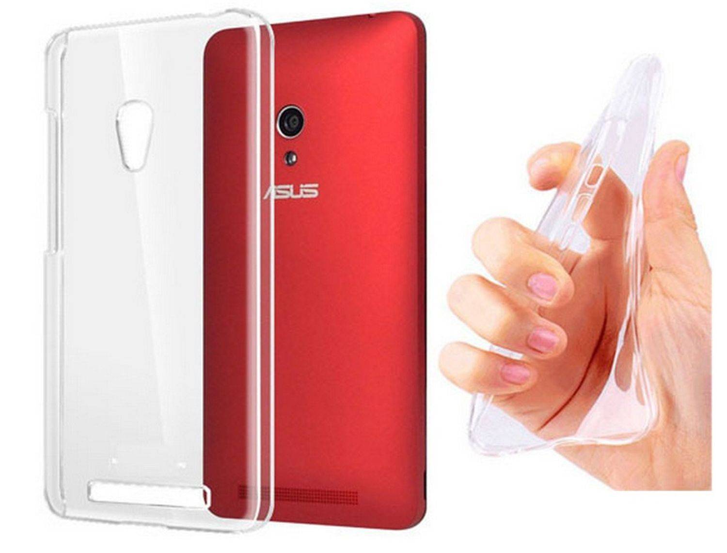 ASUS Zenfone 4 4,0 Zoll Handyhülle Ultra Dünn Bumper Backcover Transparent