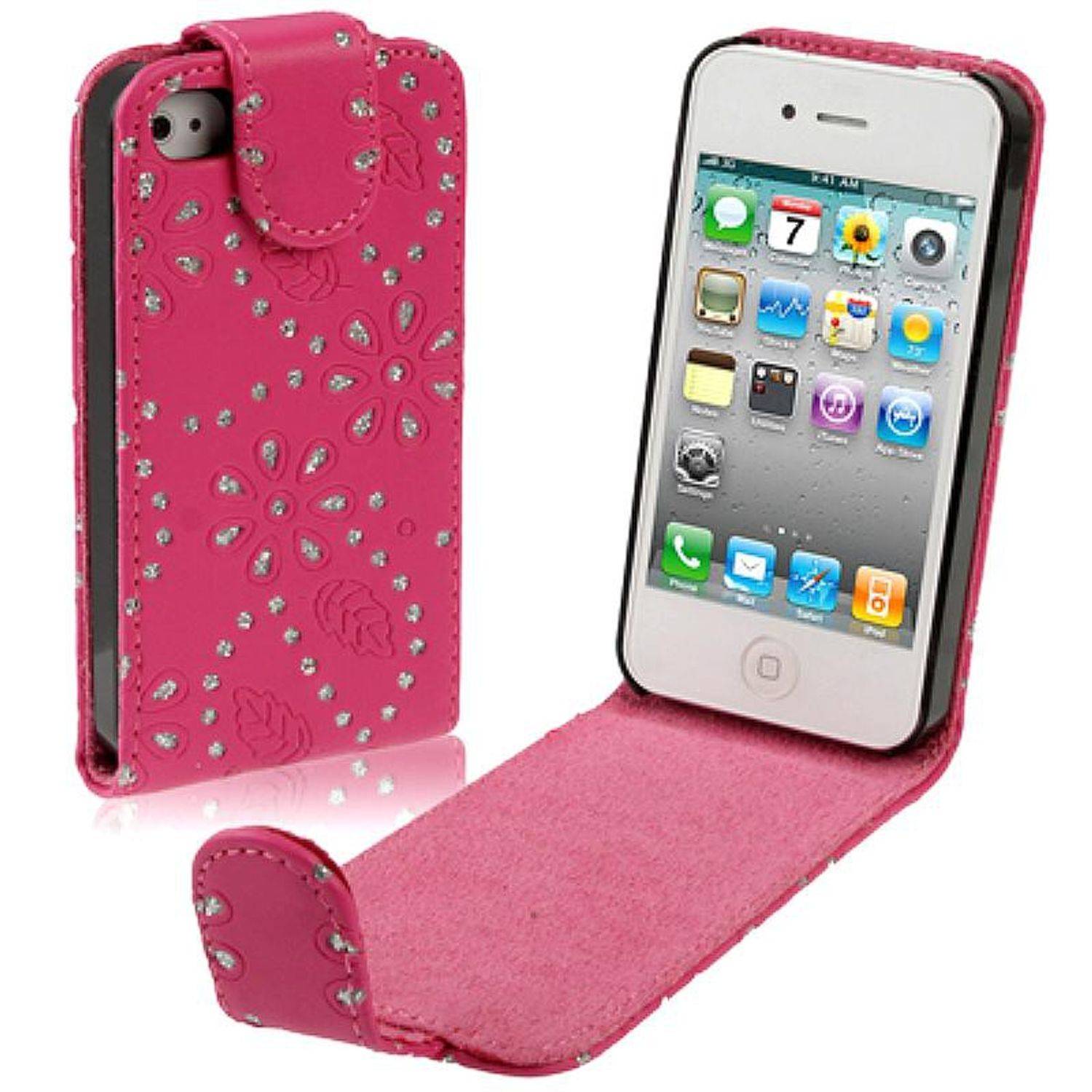 Apple iPhone 4 / 4s Handyhülle Backcover Rosa