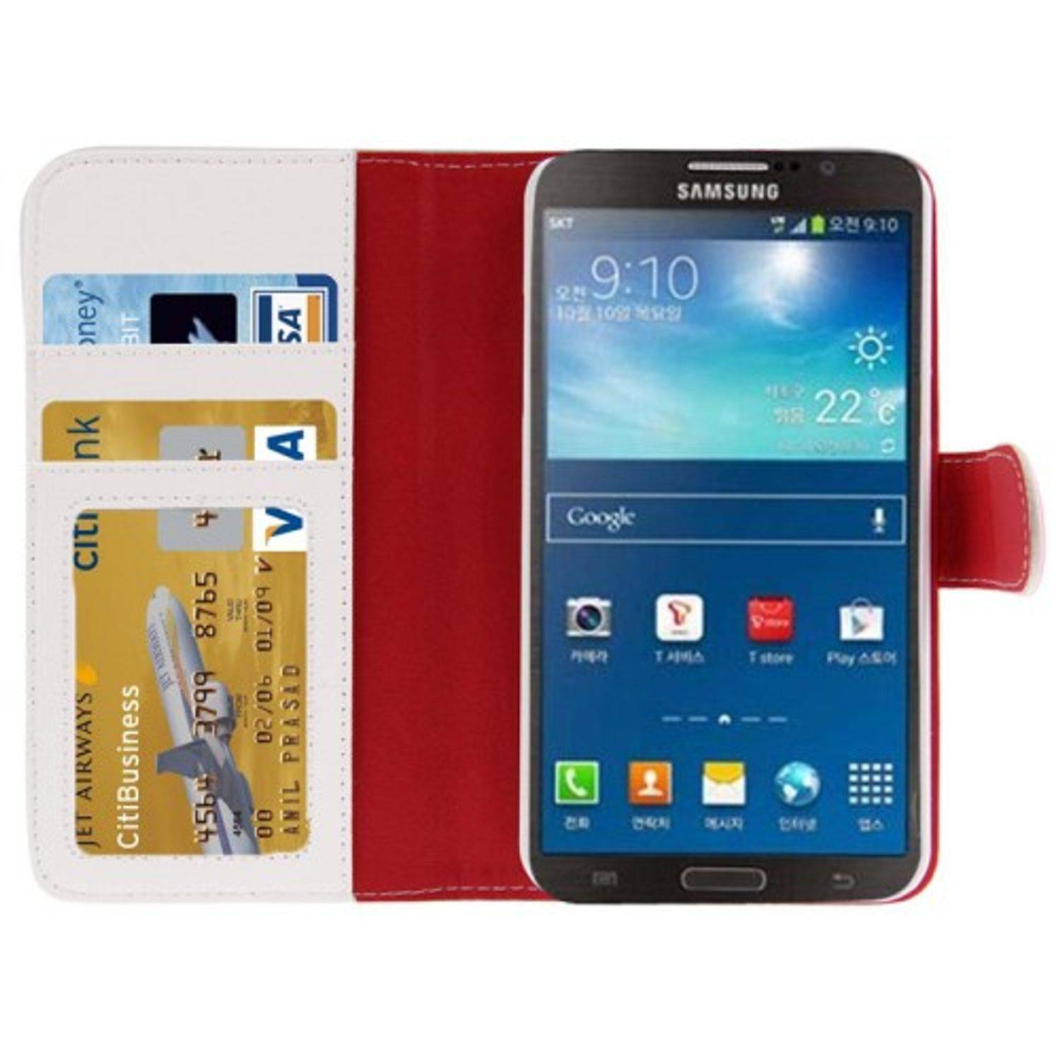 Samsung Galaxy Round Handyhülle Backcover Weiß