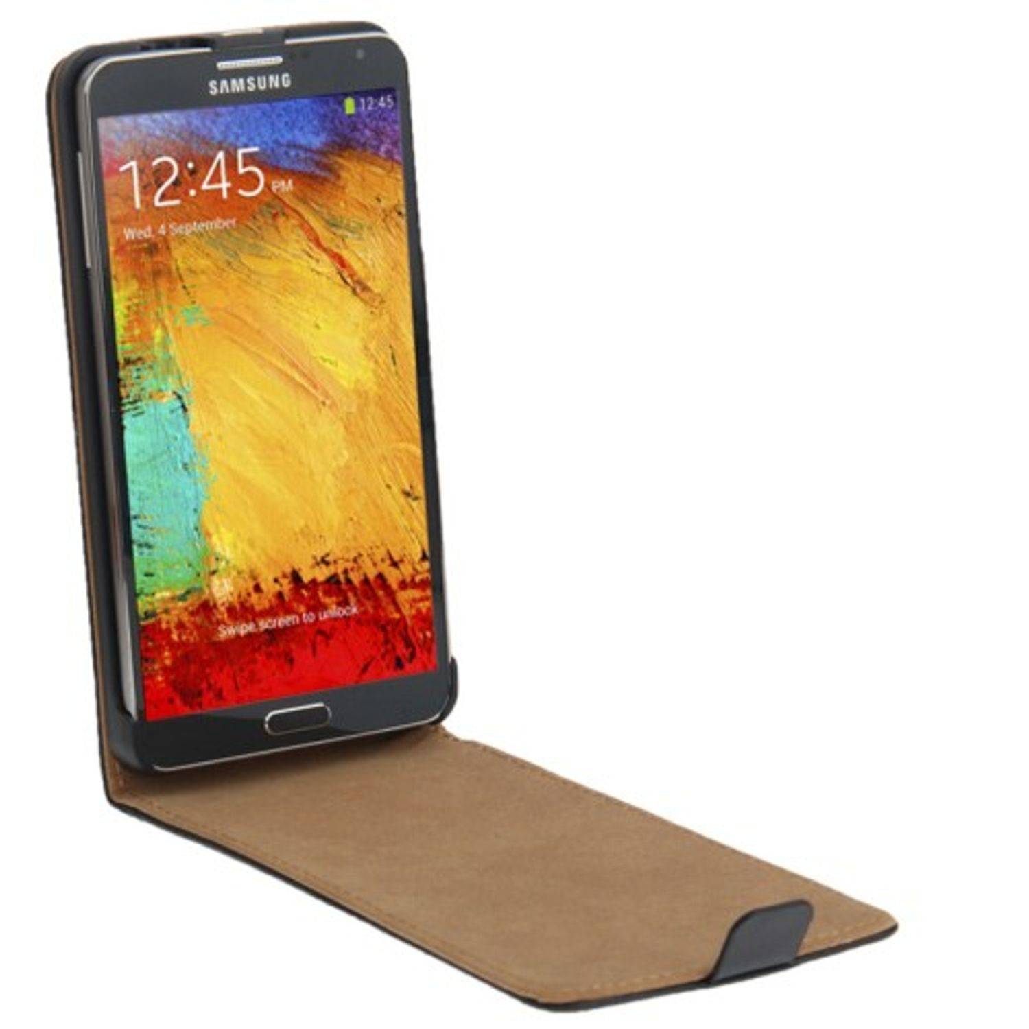 Samsung Galaxy Note 3 Handyhülle Backcover Schwarz
