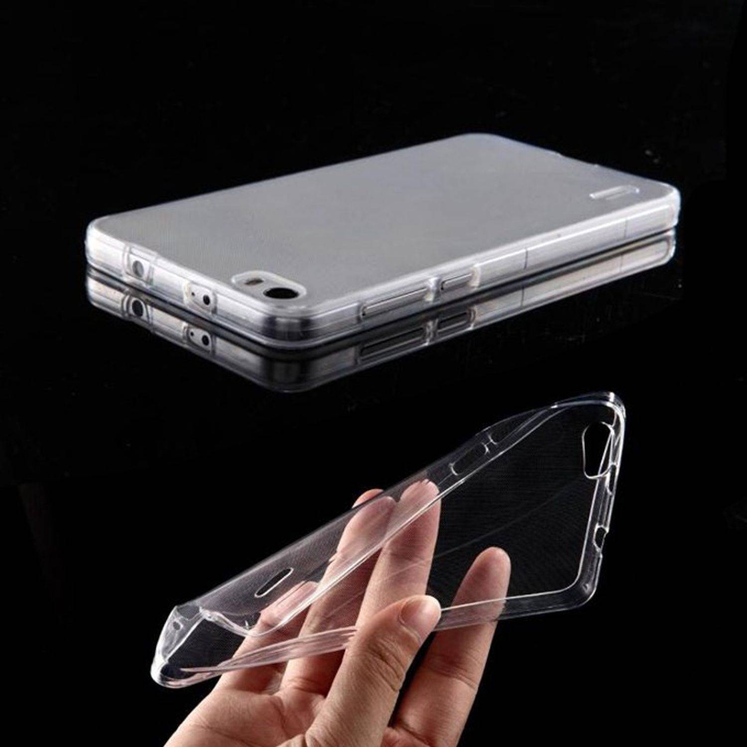 Huawei Honor 6 Plus Handyhülle Ultra Dünn Bumper Backcover Transparent