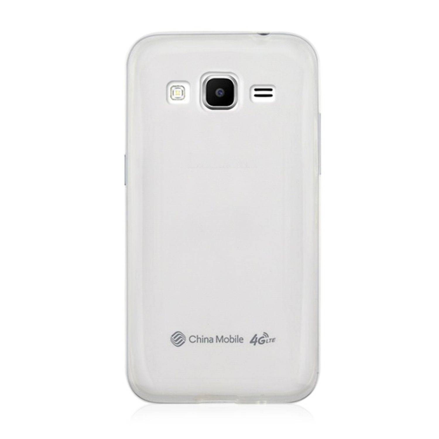 Samsung Galaxy Core Prime Handyhülle Ultra Dünn Bumper Backcover Transparent