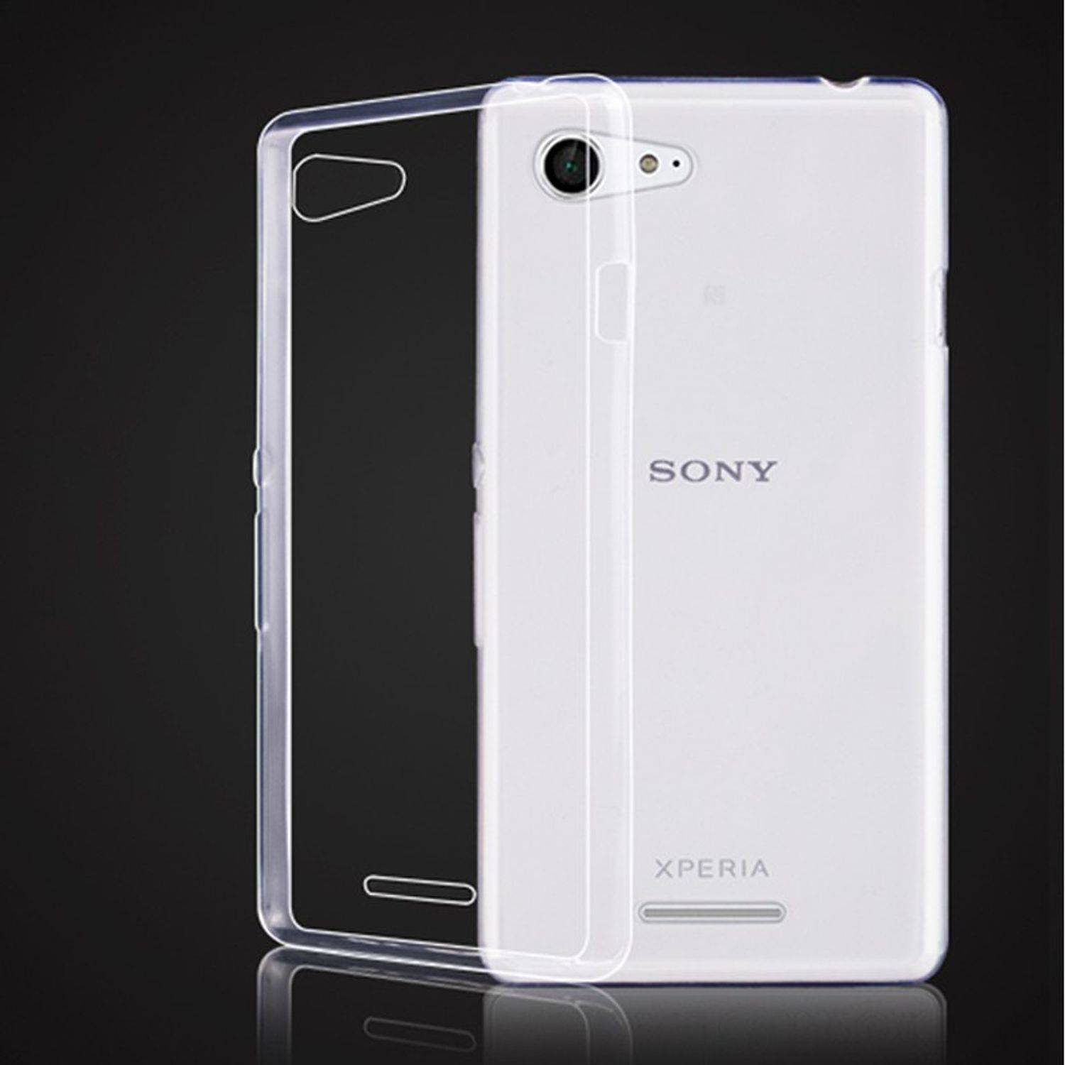 Sony Xperia E4 Handyhülle Ultra Dünn Bumper Backcover Transparent