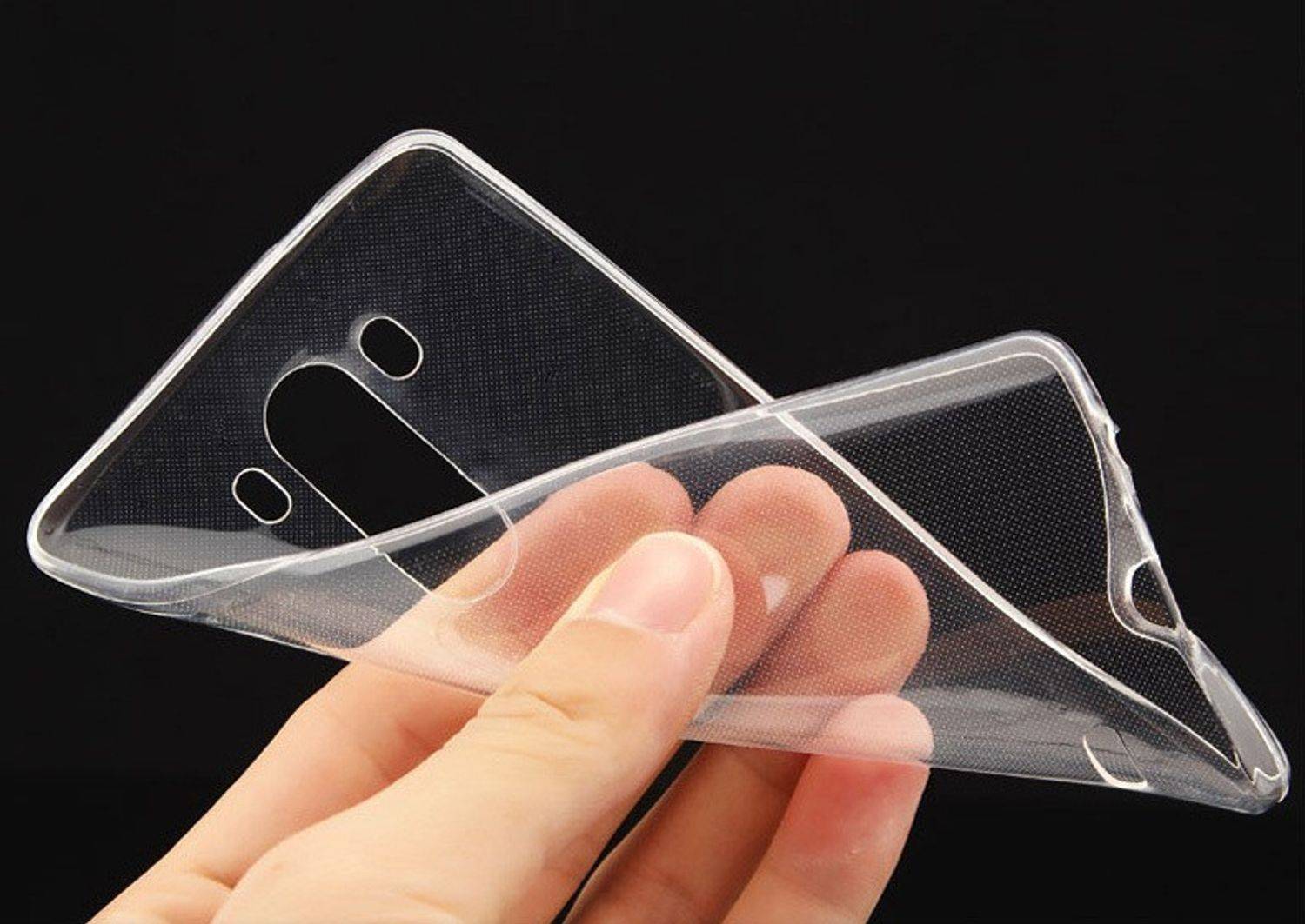 LG G4 Handyhülle Ultra Dünn Bumper Backcover Transparent