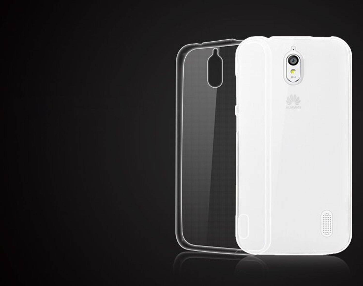 Huawei Y625 Handyhülle Ultra Dünn Bumper Backcover Transparent