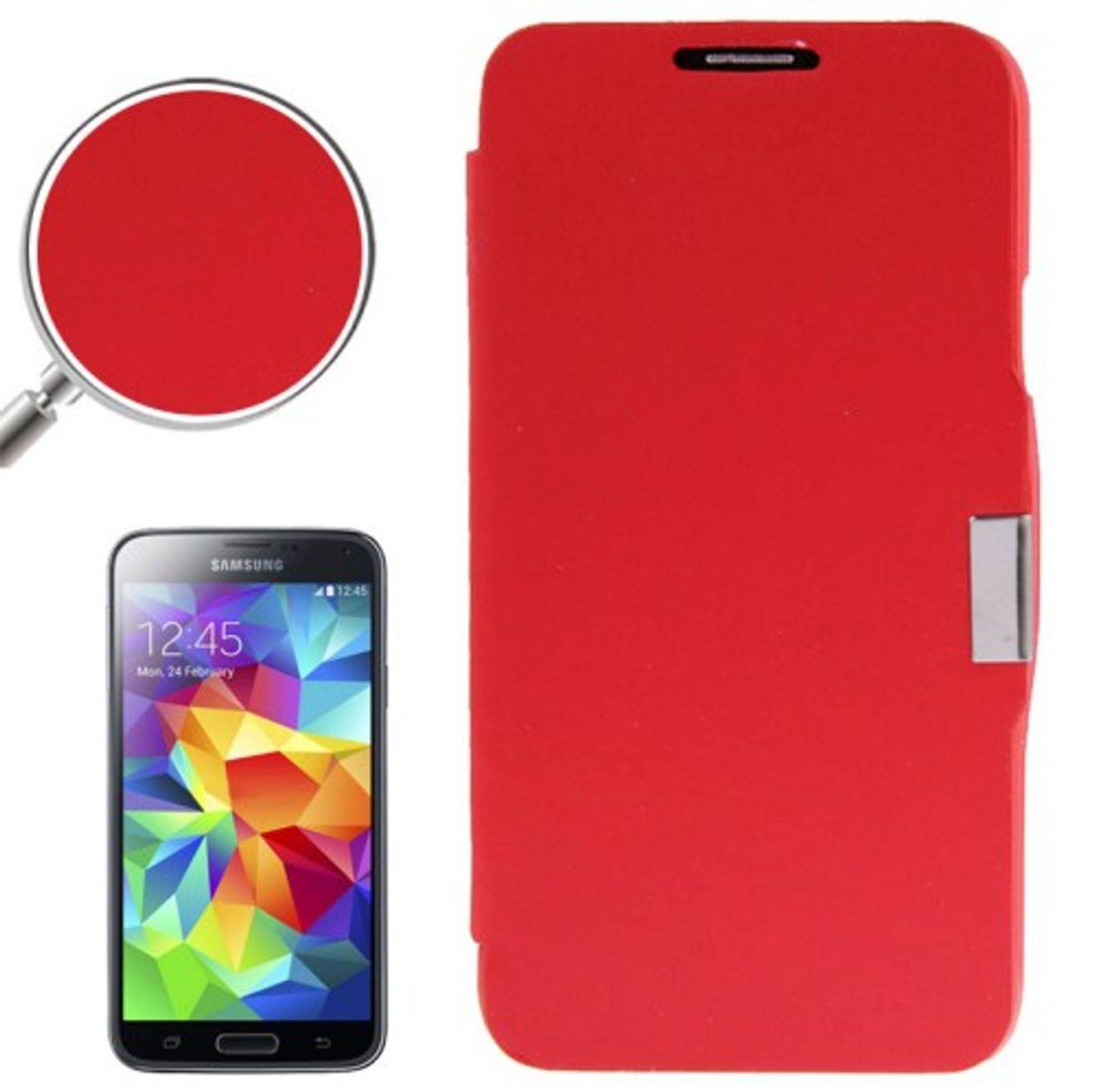 Samsung Galaxy S5 / S5 Neo Handyhülle Backcover Rot
