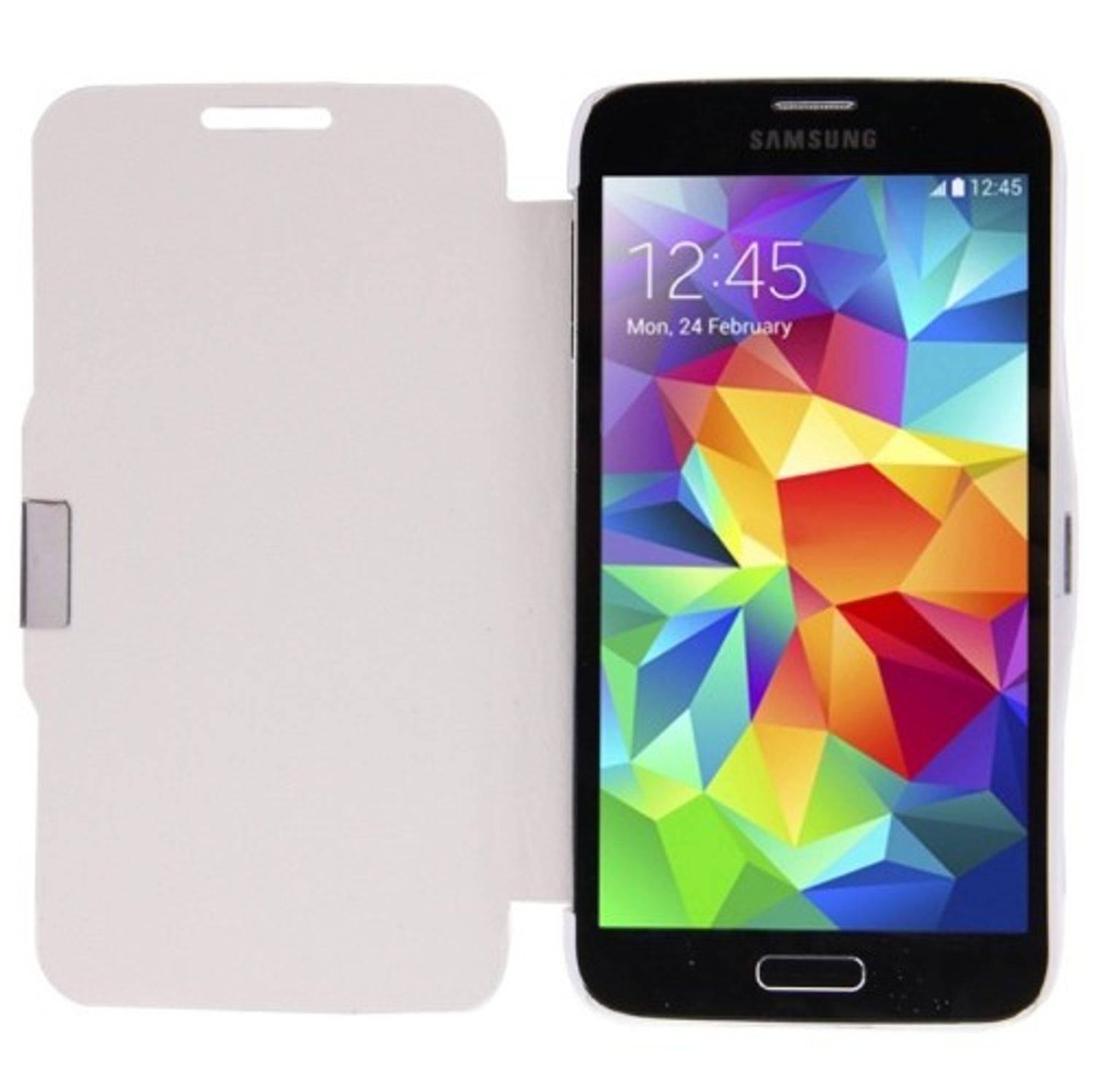 Samsung Galaxy S5 / S5 Neo Handyhülle Backcover Weiß