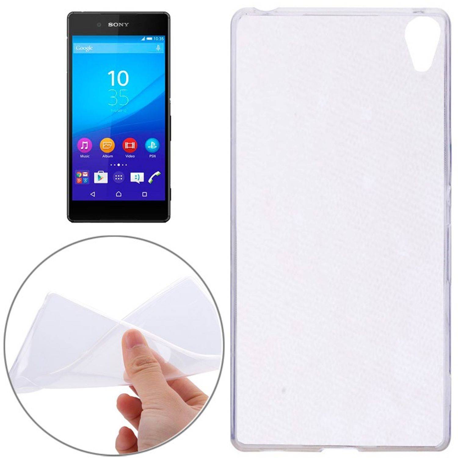 Sony Xperia Z3+ / Z4 Handyhülle Ultra Dünn Bumper Backcover Transparent