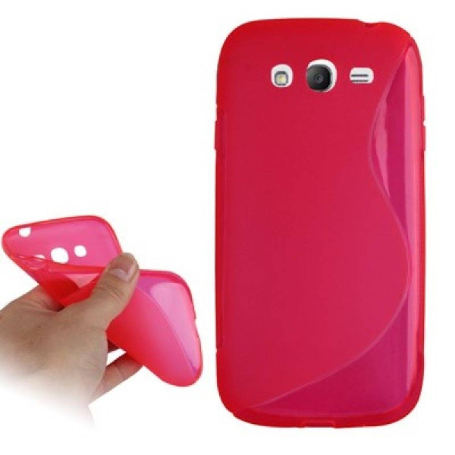 Samsung Galaxy i9080 Handyhülle Backcover Rosa