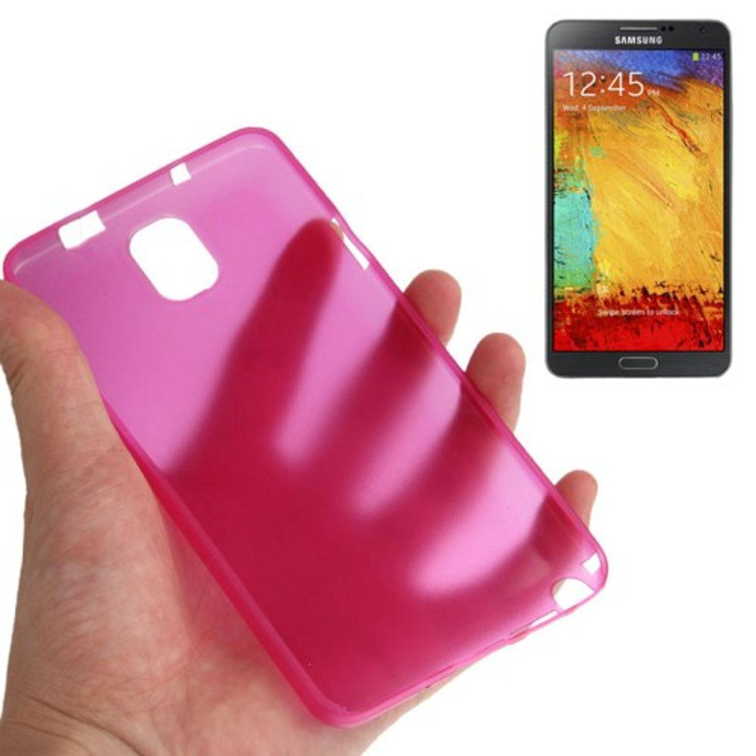 Samsung Galaxy Note 3 Handyhülle Backcover Rosa