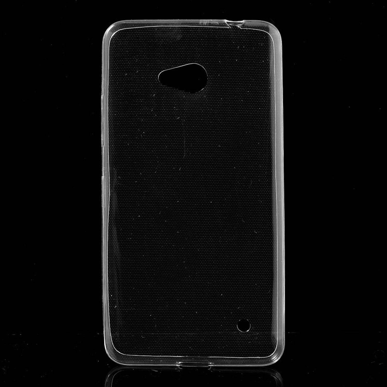 Microsoft Lumia 640 Handyhülle Ultra Dünn Bumper Backcover Transparent