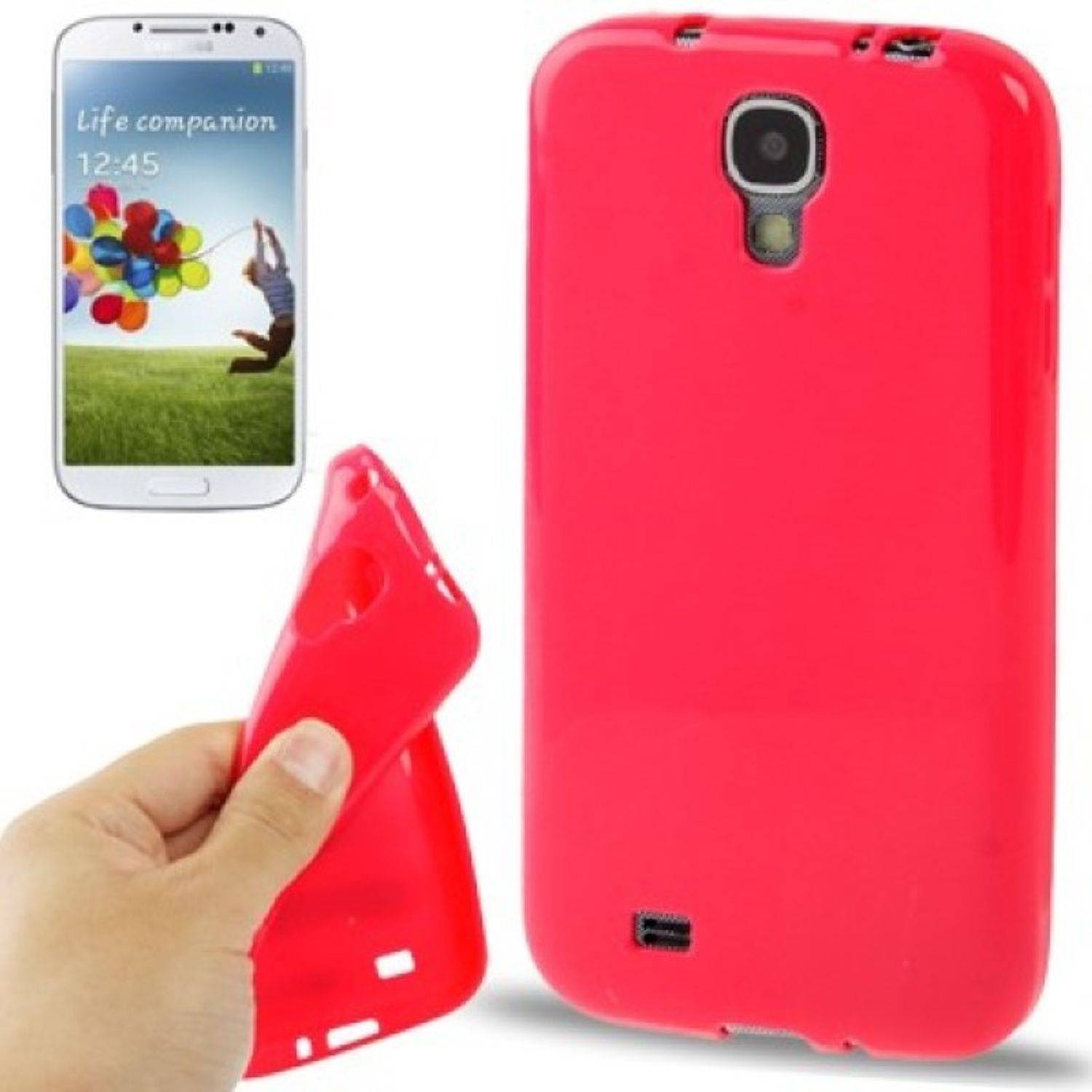 Samsung Galaxy S4 Handyhülle Backcover Rosa