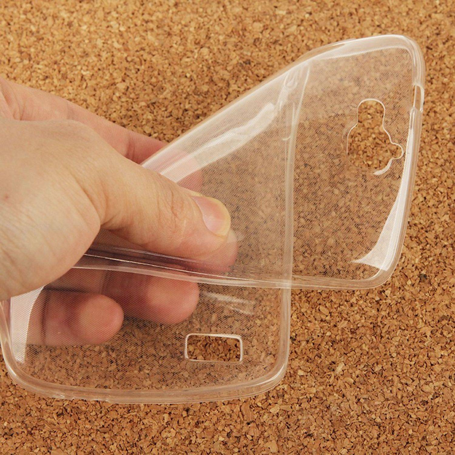 Huawei Honor 3C Handyhülle Ultra Dünn Bumper Backcover Transparent