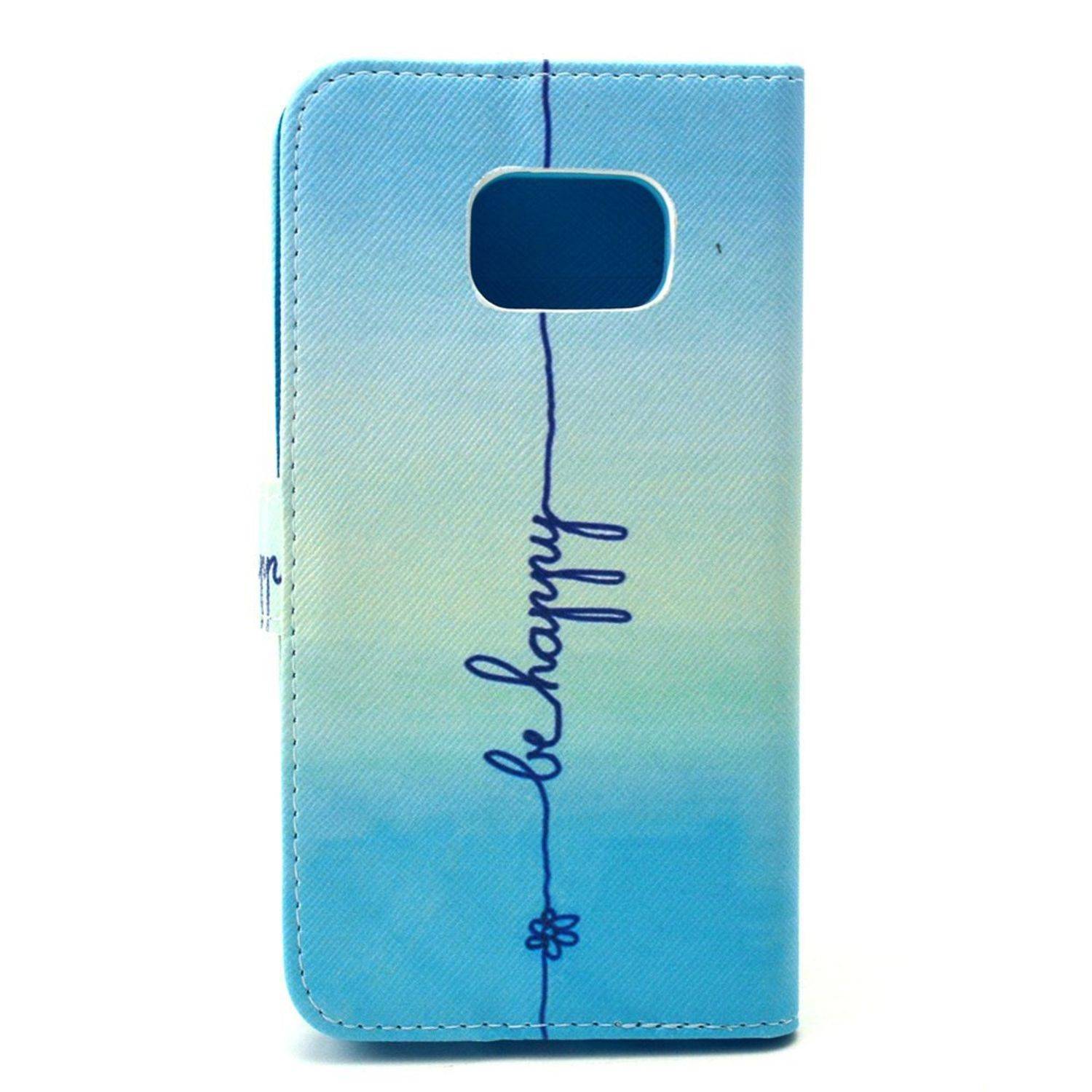 Samsung Galaxy S6 Edge Handyhülle Backcover Blau
