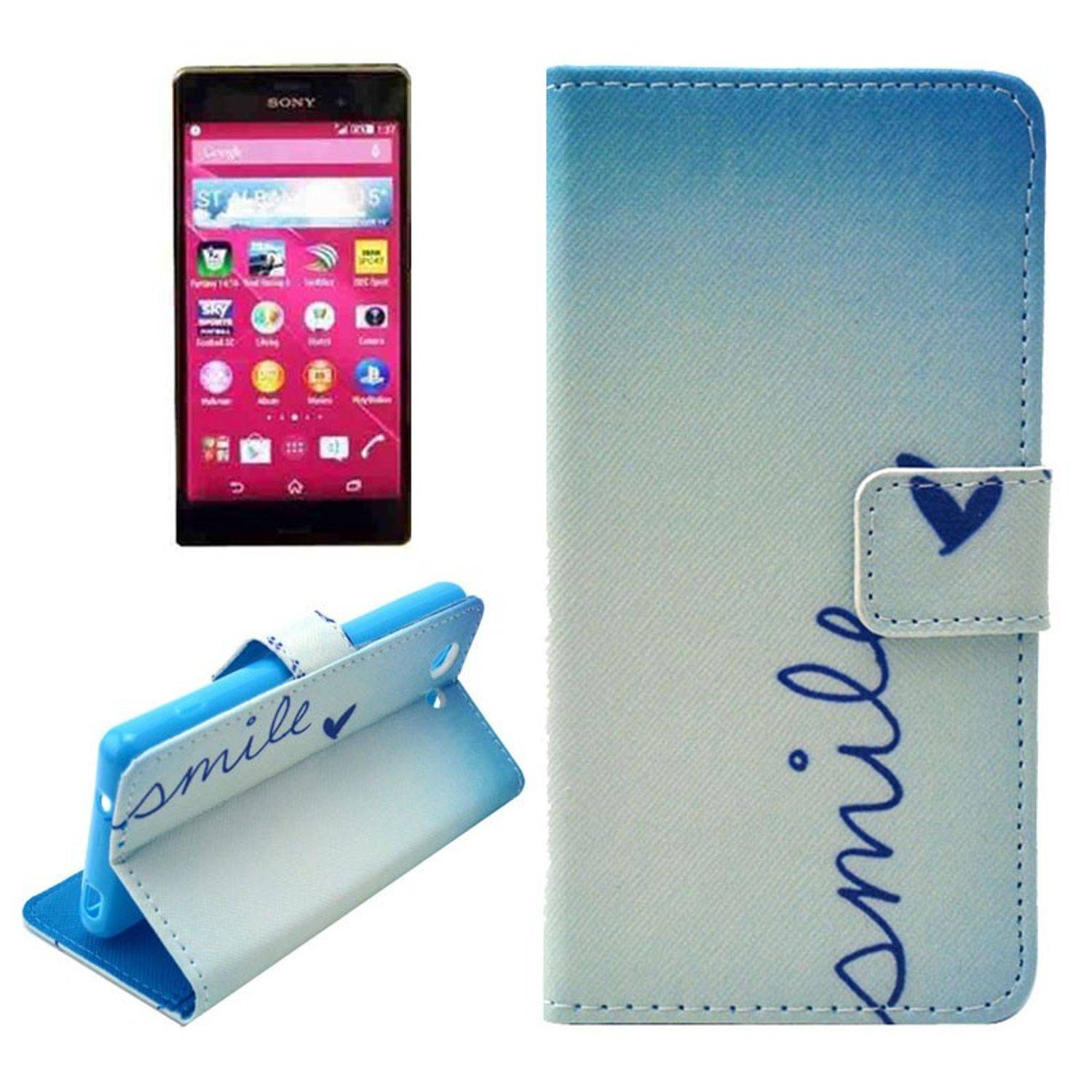 Sony Xperia Z4 Compact Handyhülle Backcover Blau