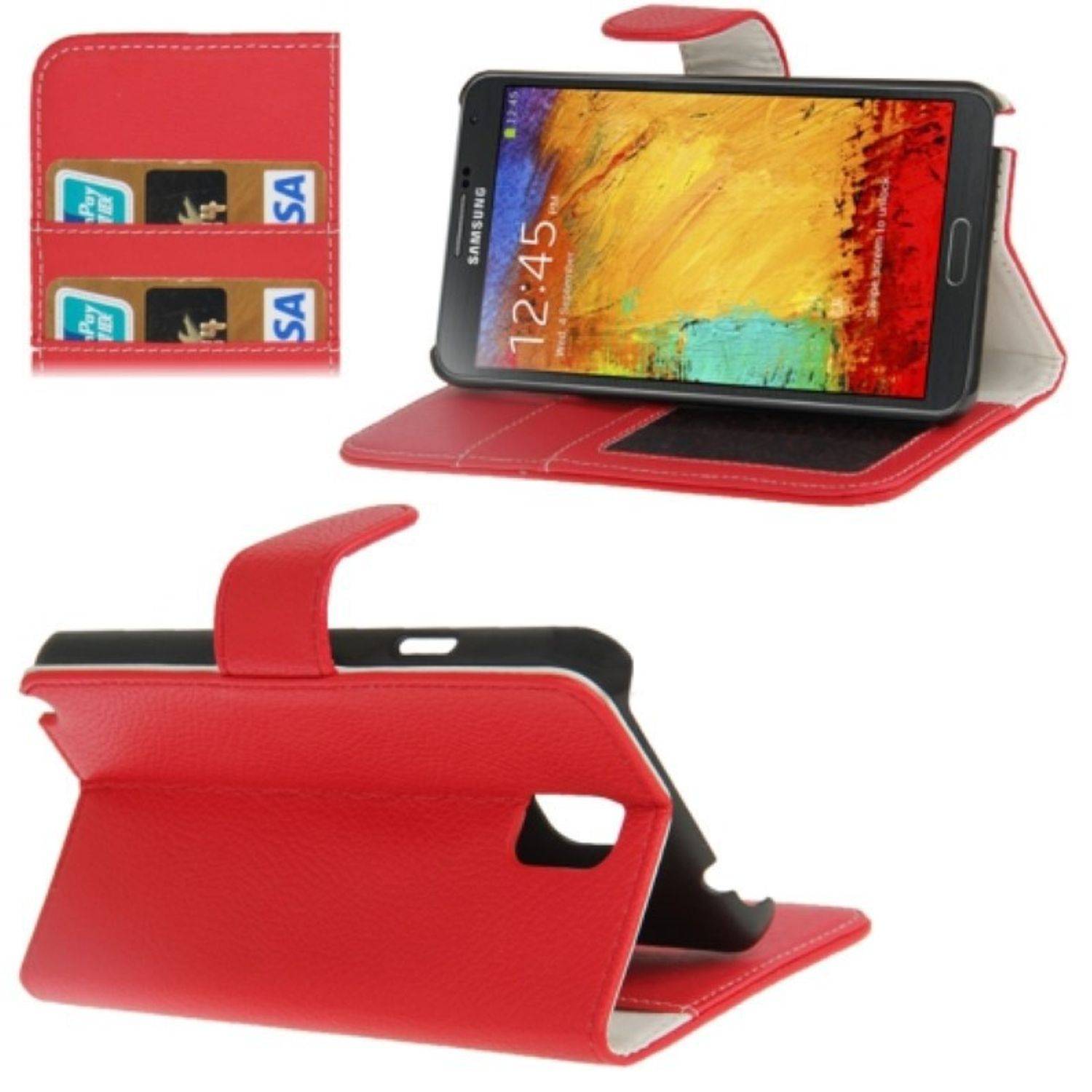 Samsung Galaxy Note 3 Handyhülle Backcover Rot