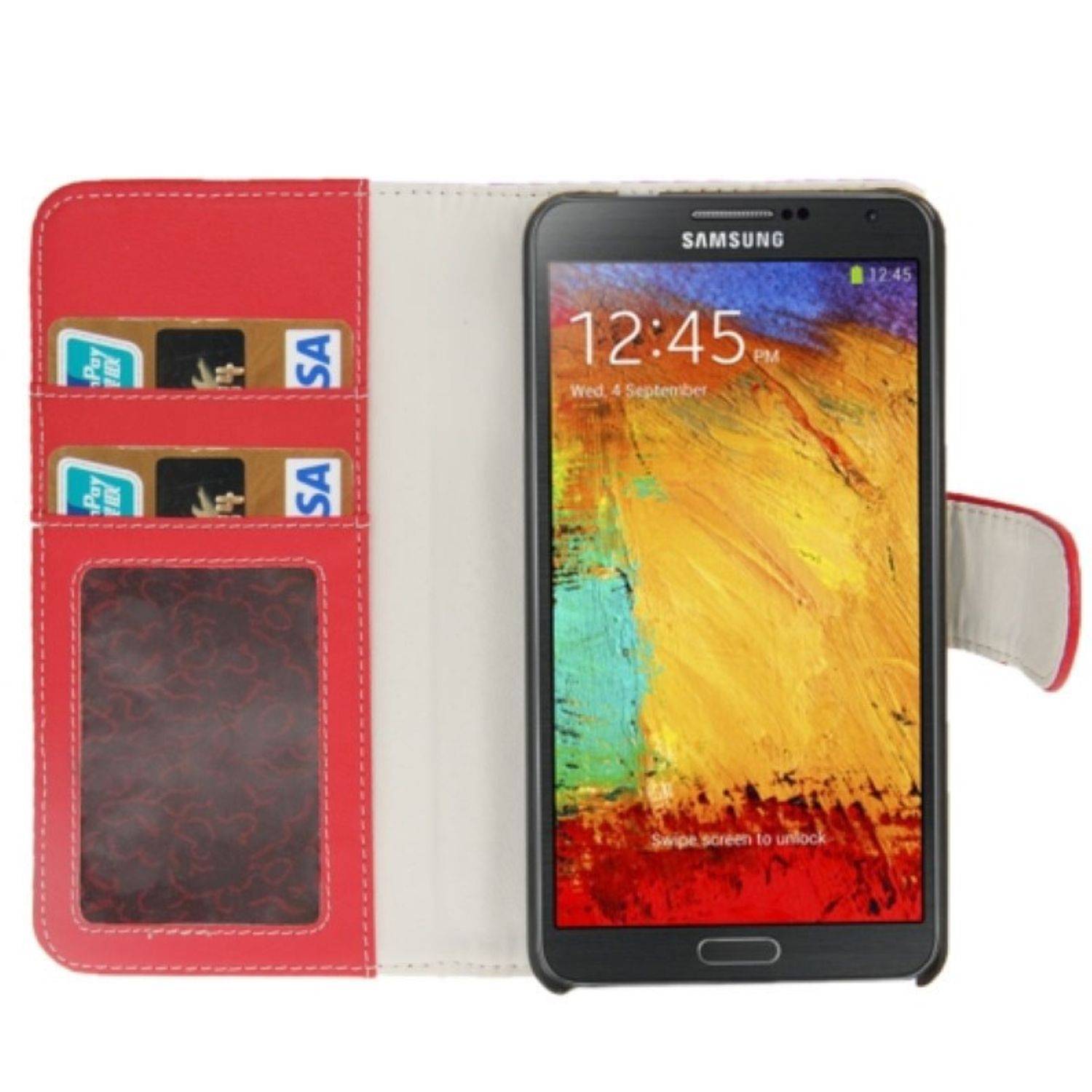 Samsung Galaxy Note 3 Handyhülle Backcover Rot