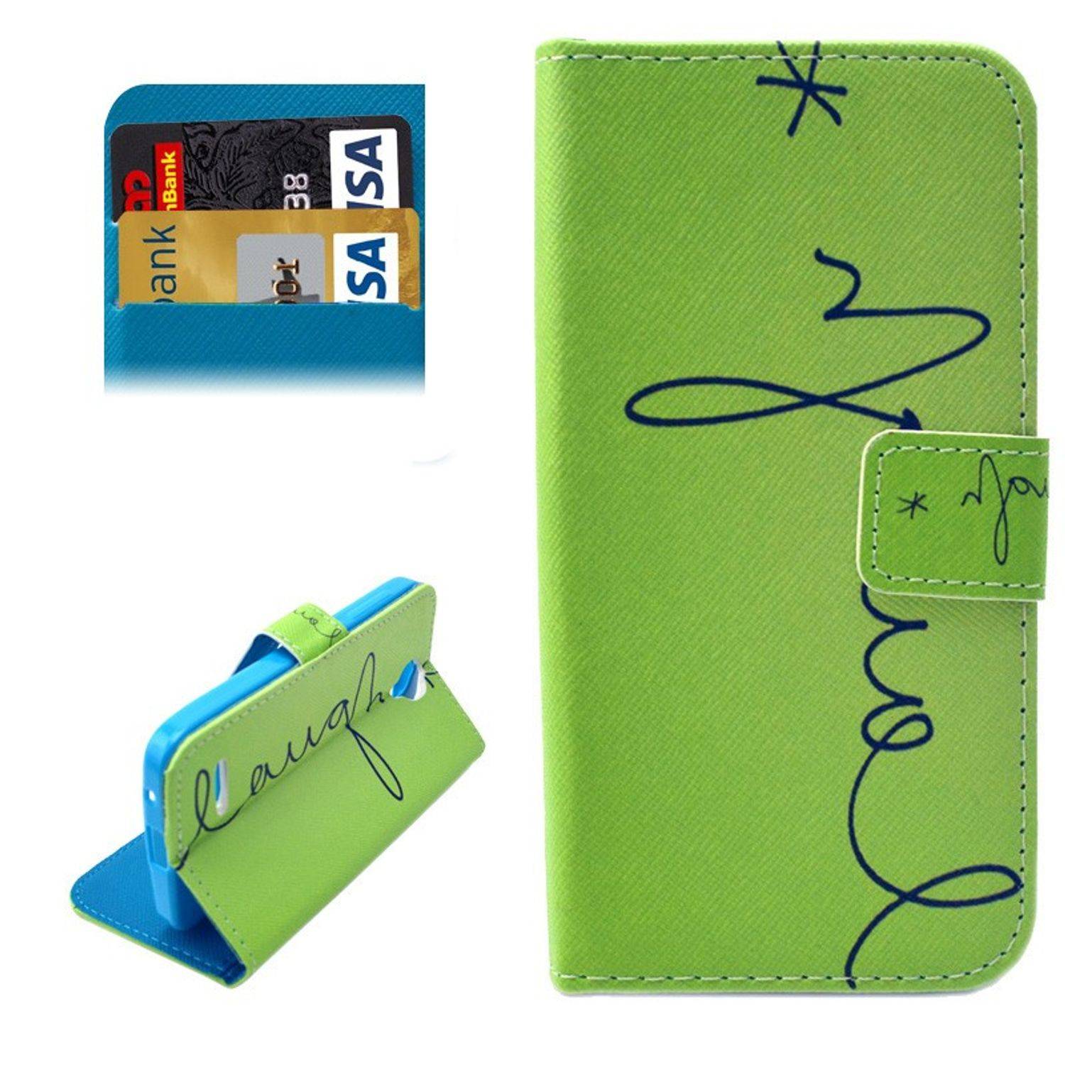 Alcatel One Touch Fire E Handyhülle Backcover Grün