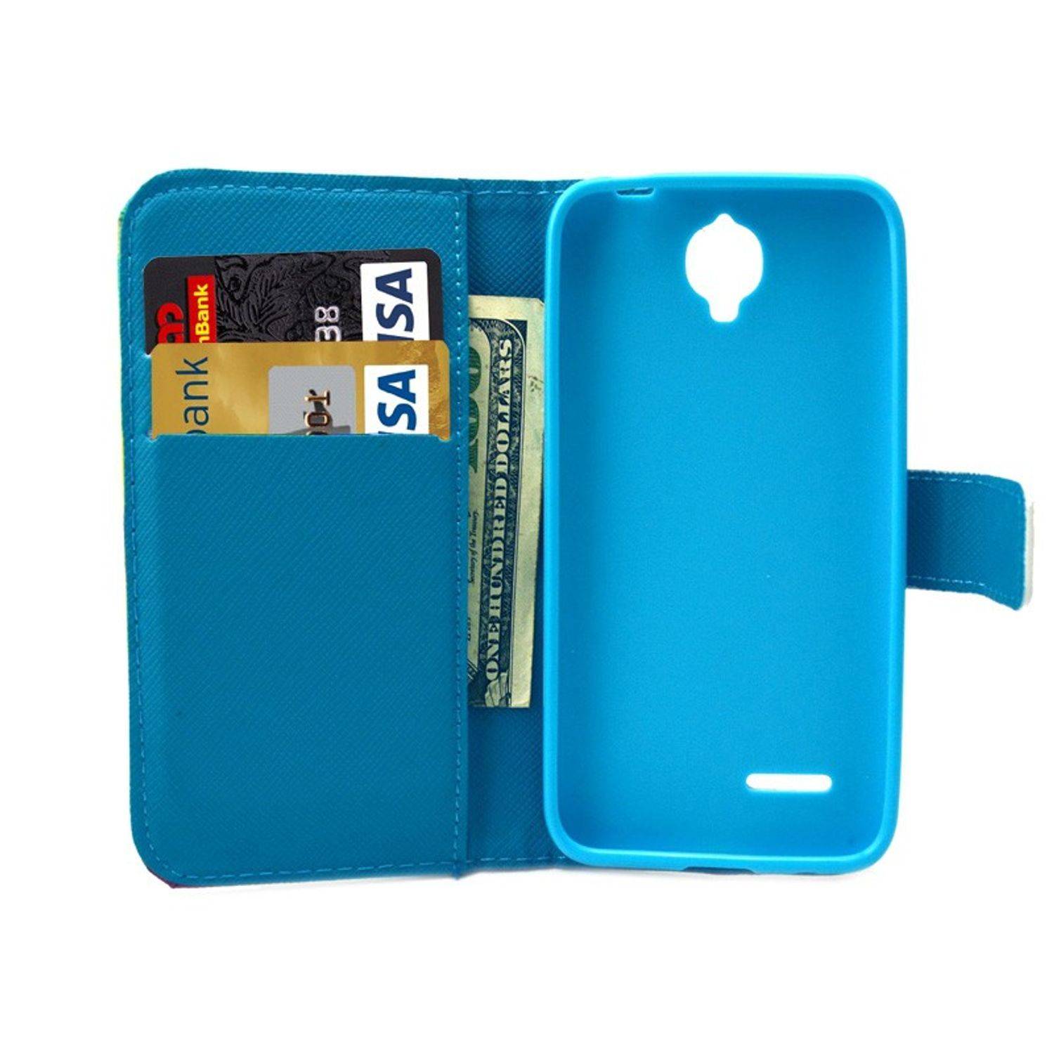 Alcatel One Touch Fire E Handyhülle Backcover Grün