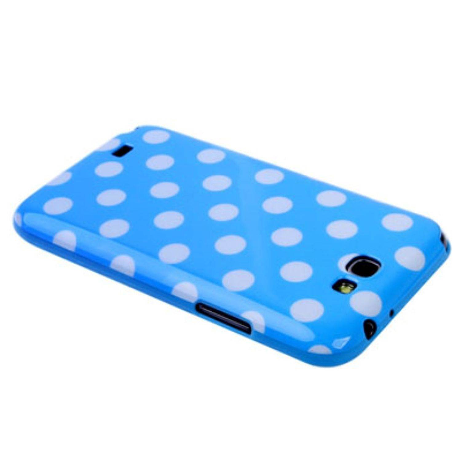 Samsung Galaxy Note 2 N7100 Handyhülle Backcover Blau