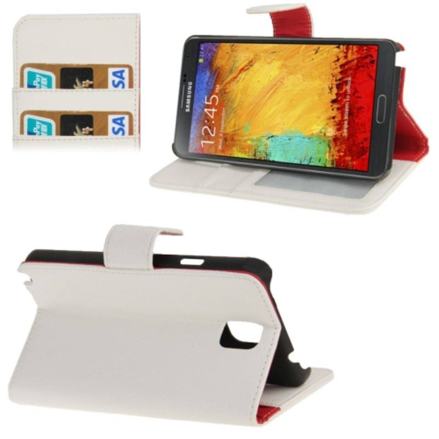 Samsung Galaxy Note 3 Handyhülle Backcover Weiß