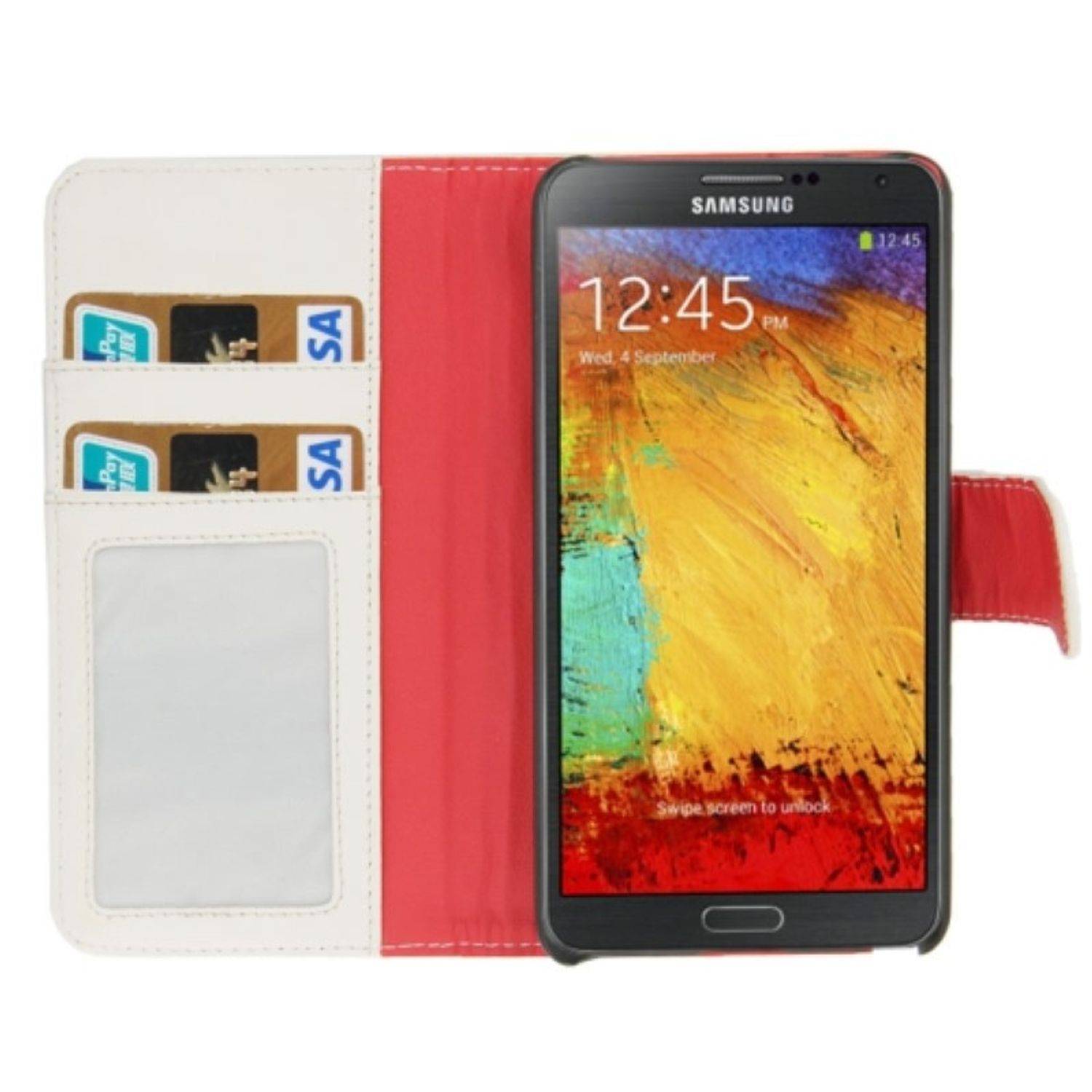 Samsung Galaxy Note 3 Handyhülle Backcover Weiß