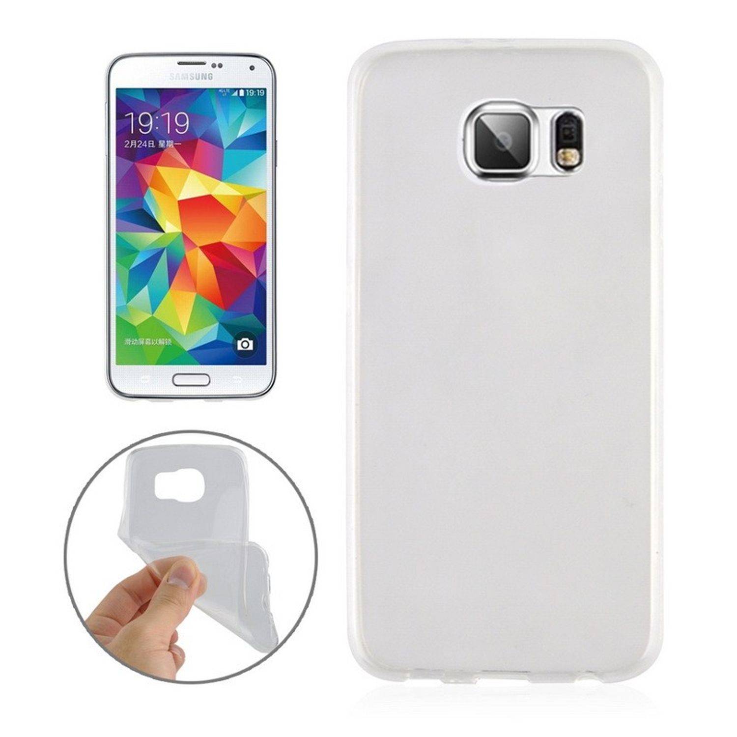 Samsung Galaxy S6 Edge Handyhülle Backcover Transparent