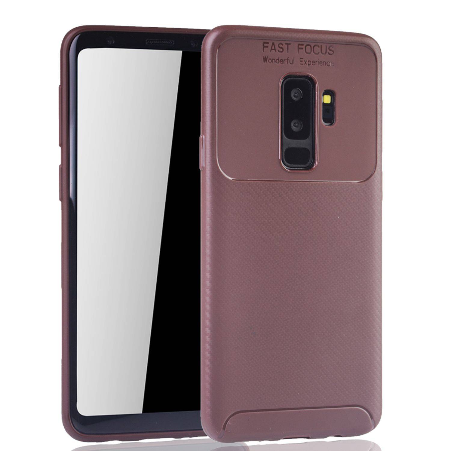 Samsung Galaxy S9 Plus Handyhülle Backcover Braun
