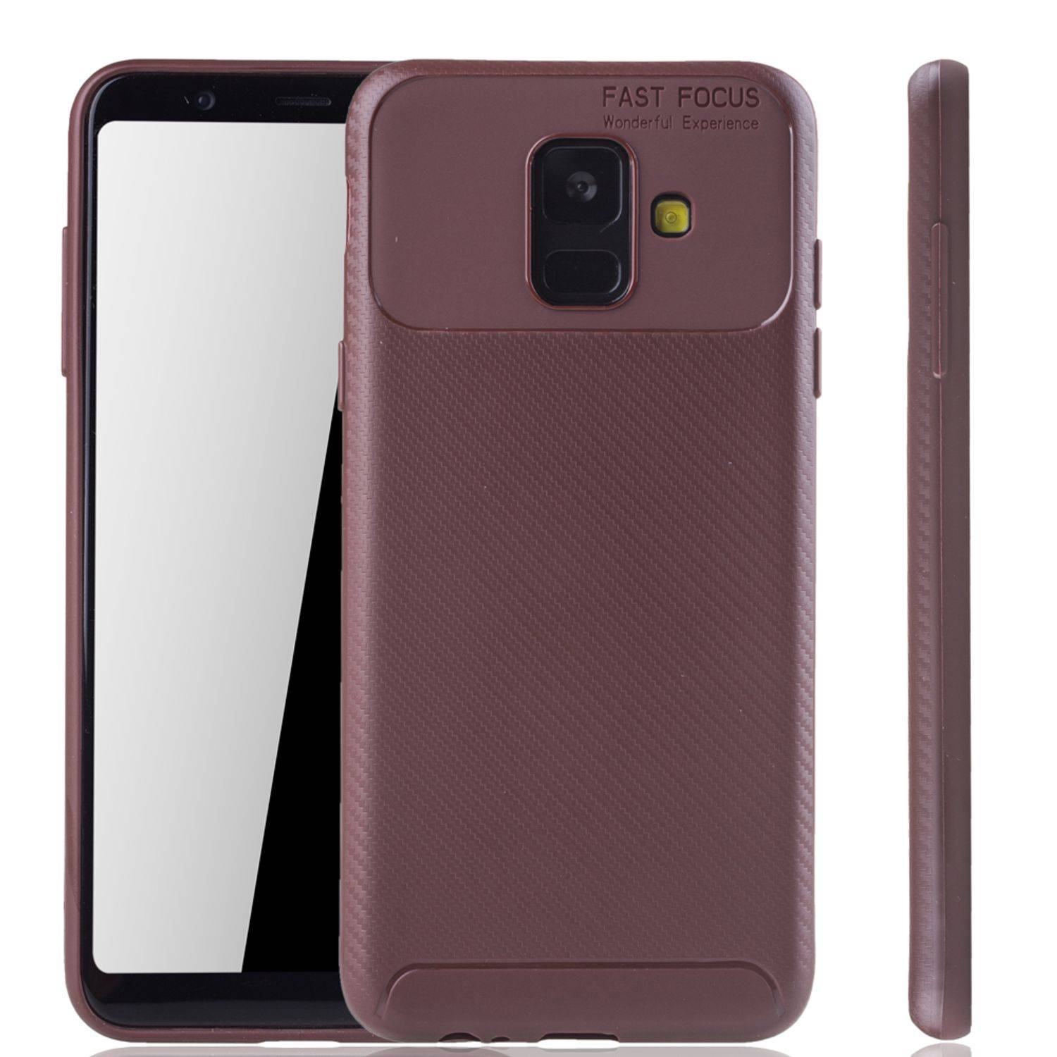 Samsung Galaxy A6 (2018) Handyhülle Backcover Braun