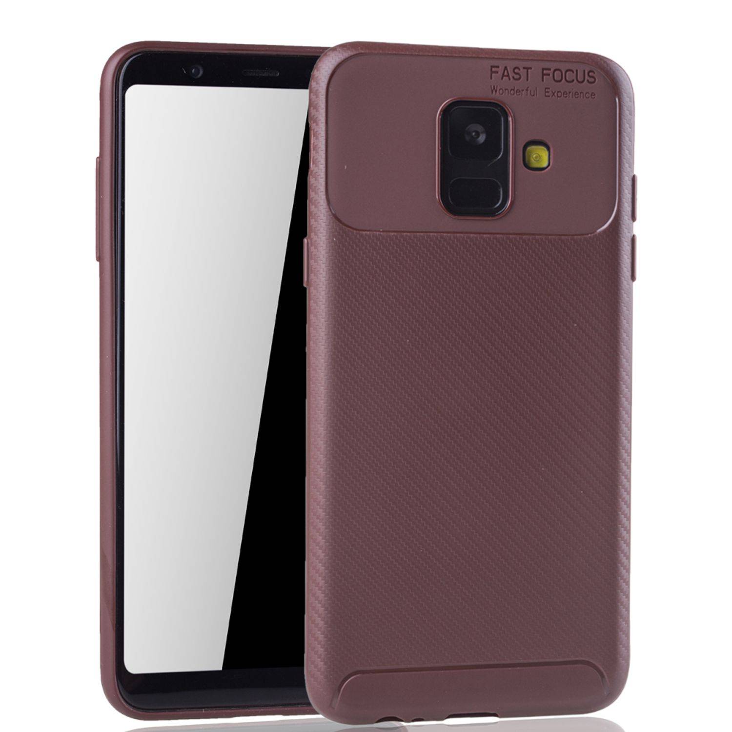 Samsung Galaxy A6 (2018) Handyhülle Backcover Braun