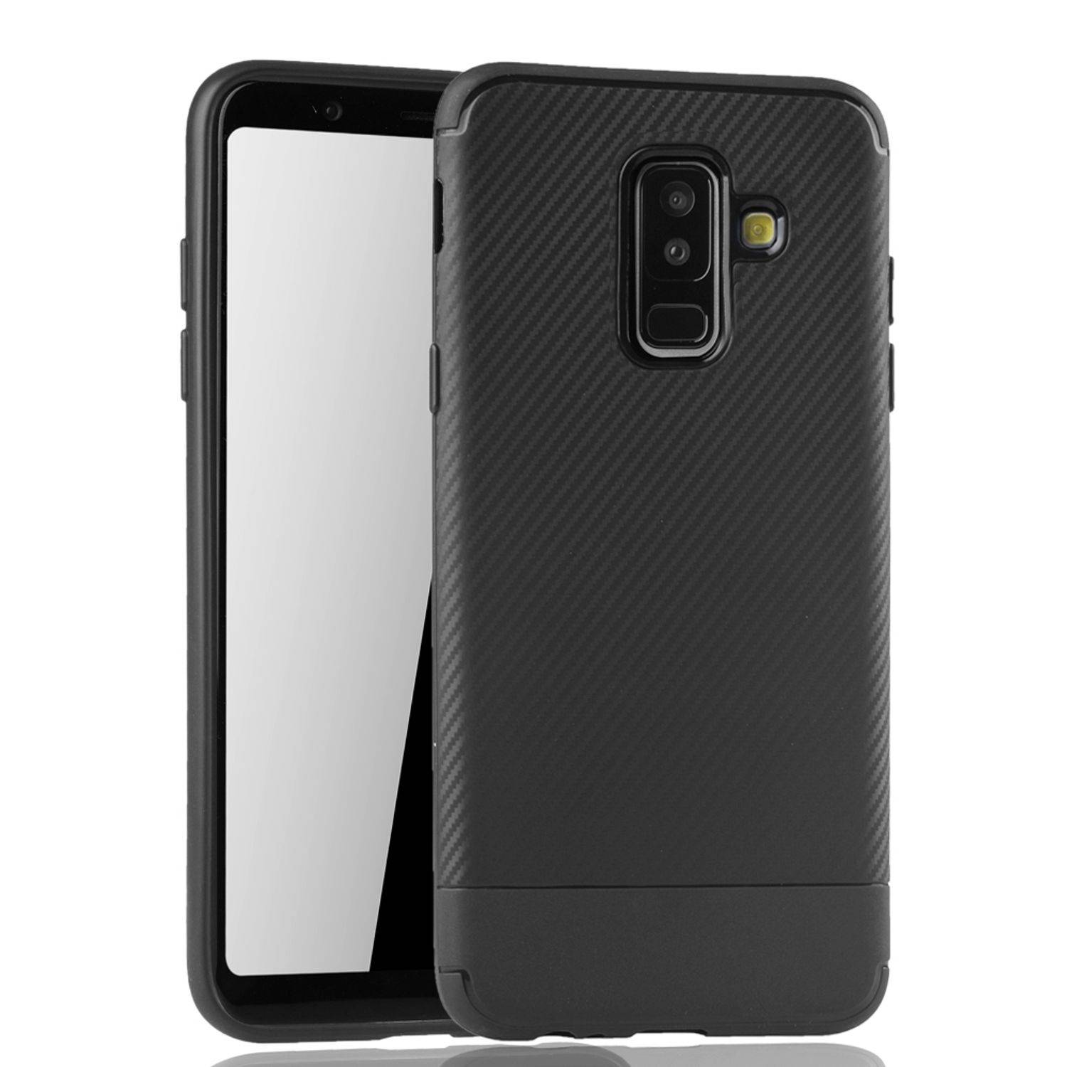 Samsung Galaxy A6 Plus (2018) Handyhülle Backcover Schwarz