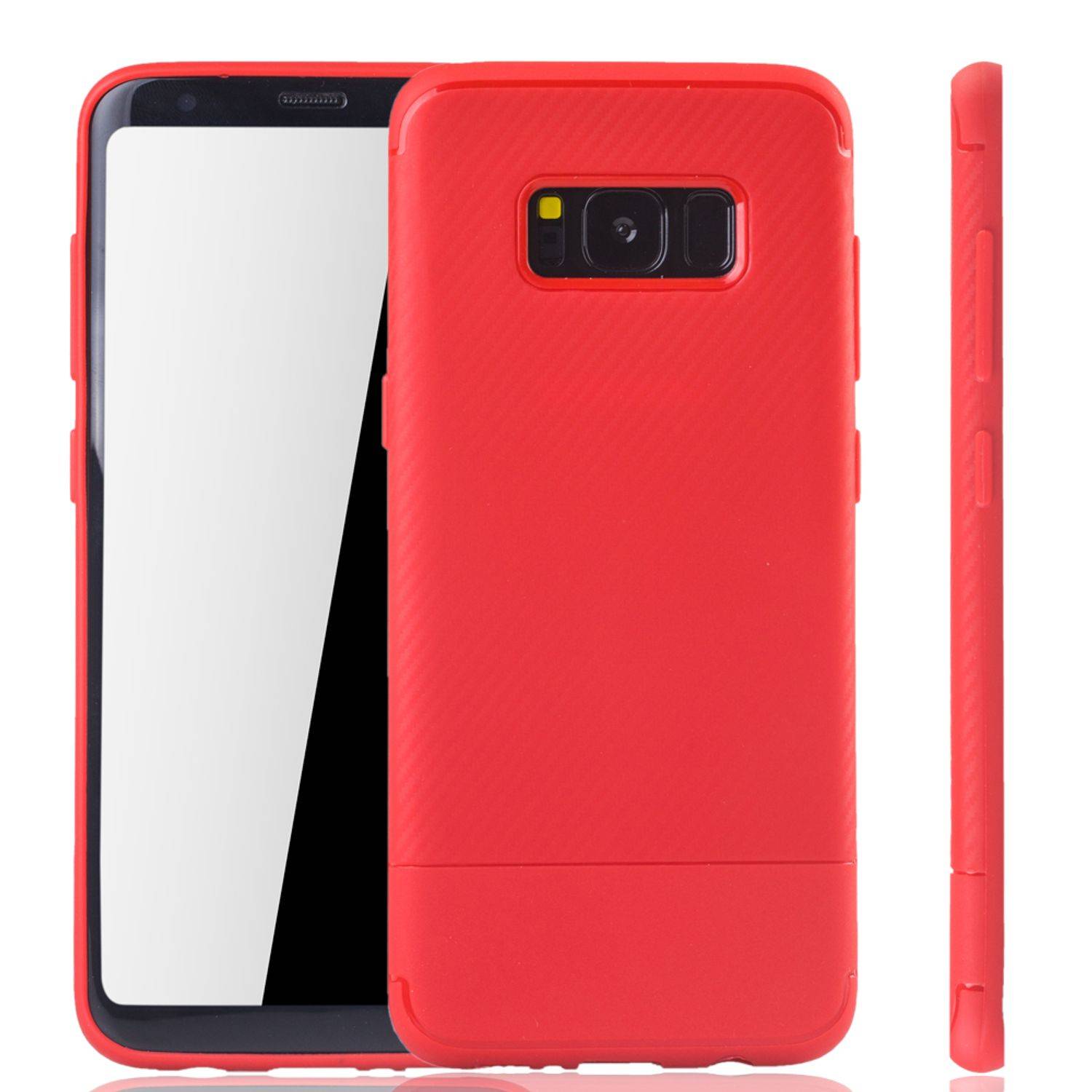 Samsung Galaxy S8 Handyhülle Backcover Rot