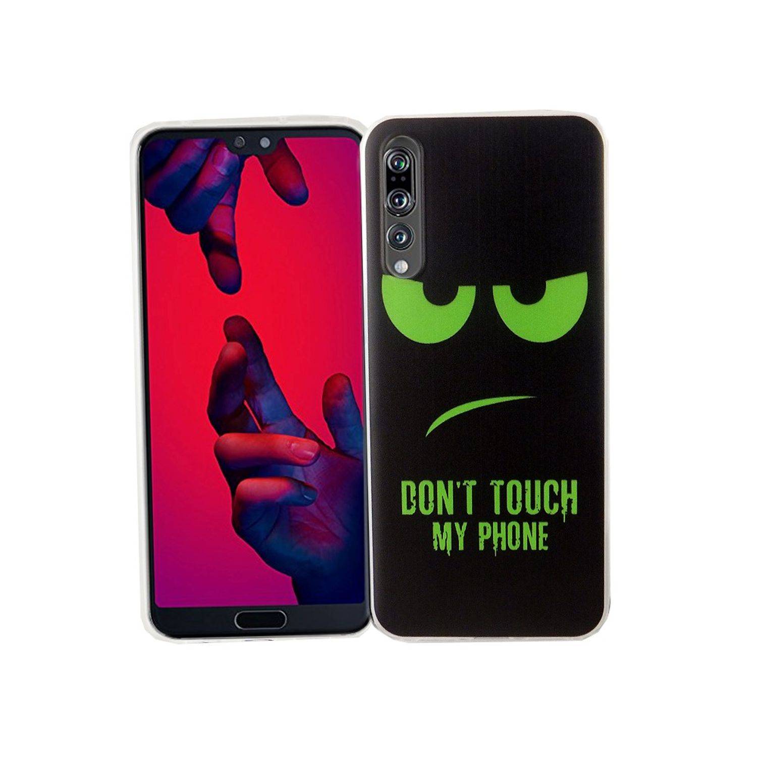 Huawei P20 Pro Handyhülle Bumper Backcover Schwarz