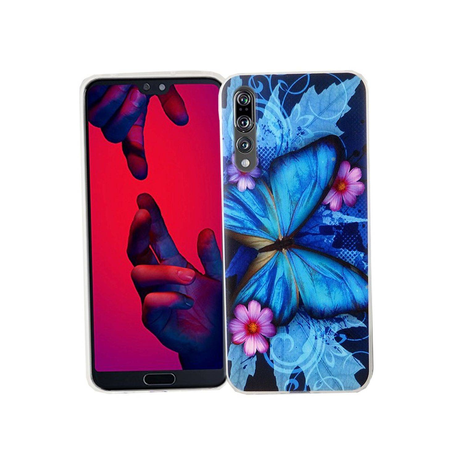 Huawei P20 Pro Handyhülle Bumper Backcover Blau