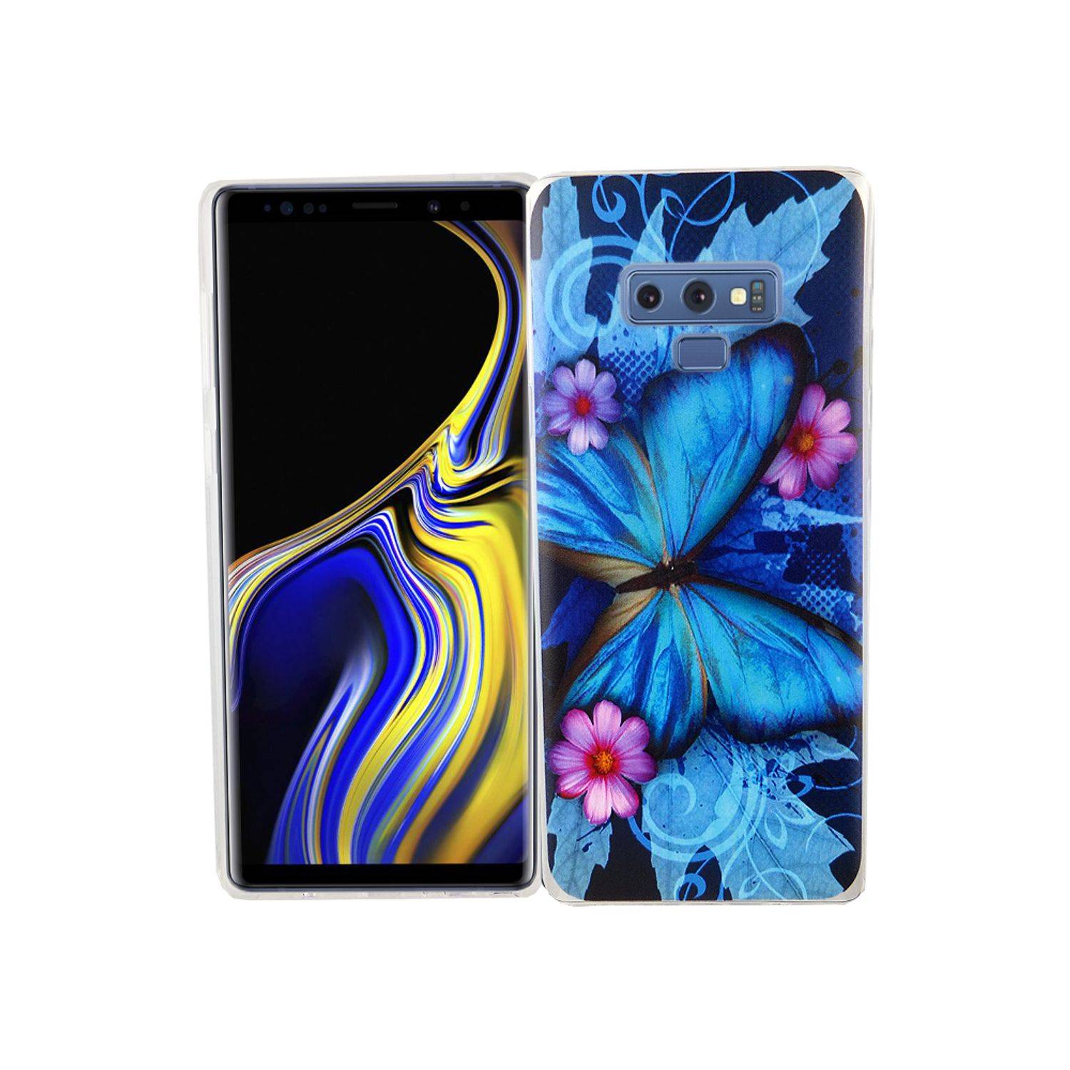 Samsung Galaxy Note 9 Handyhülle Bumper Backcover Blau